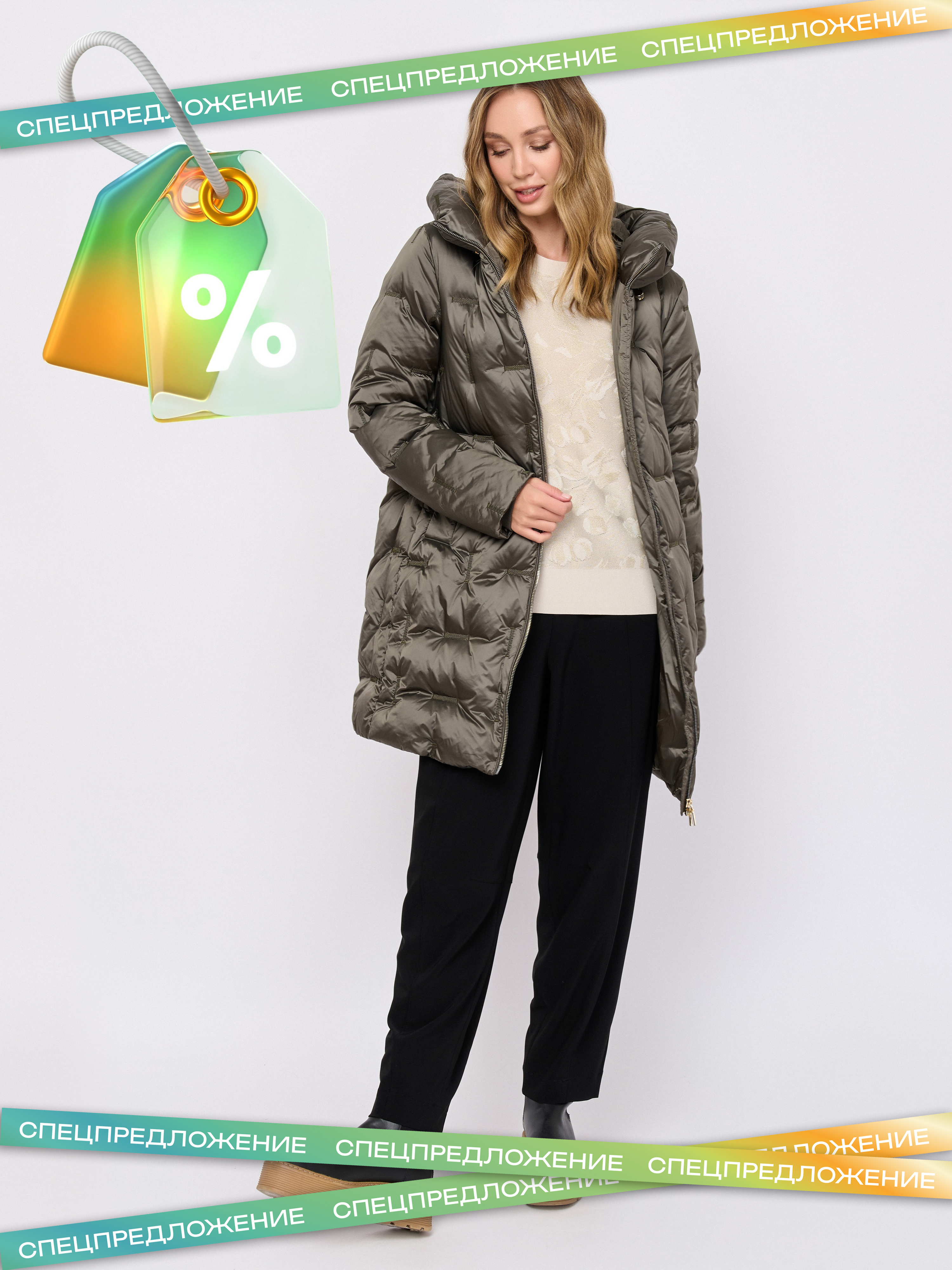 Э3801-226/м/25-02 Полупальто утепленное Franco Vello