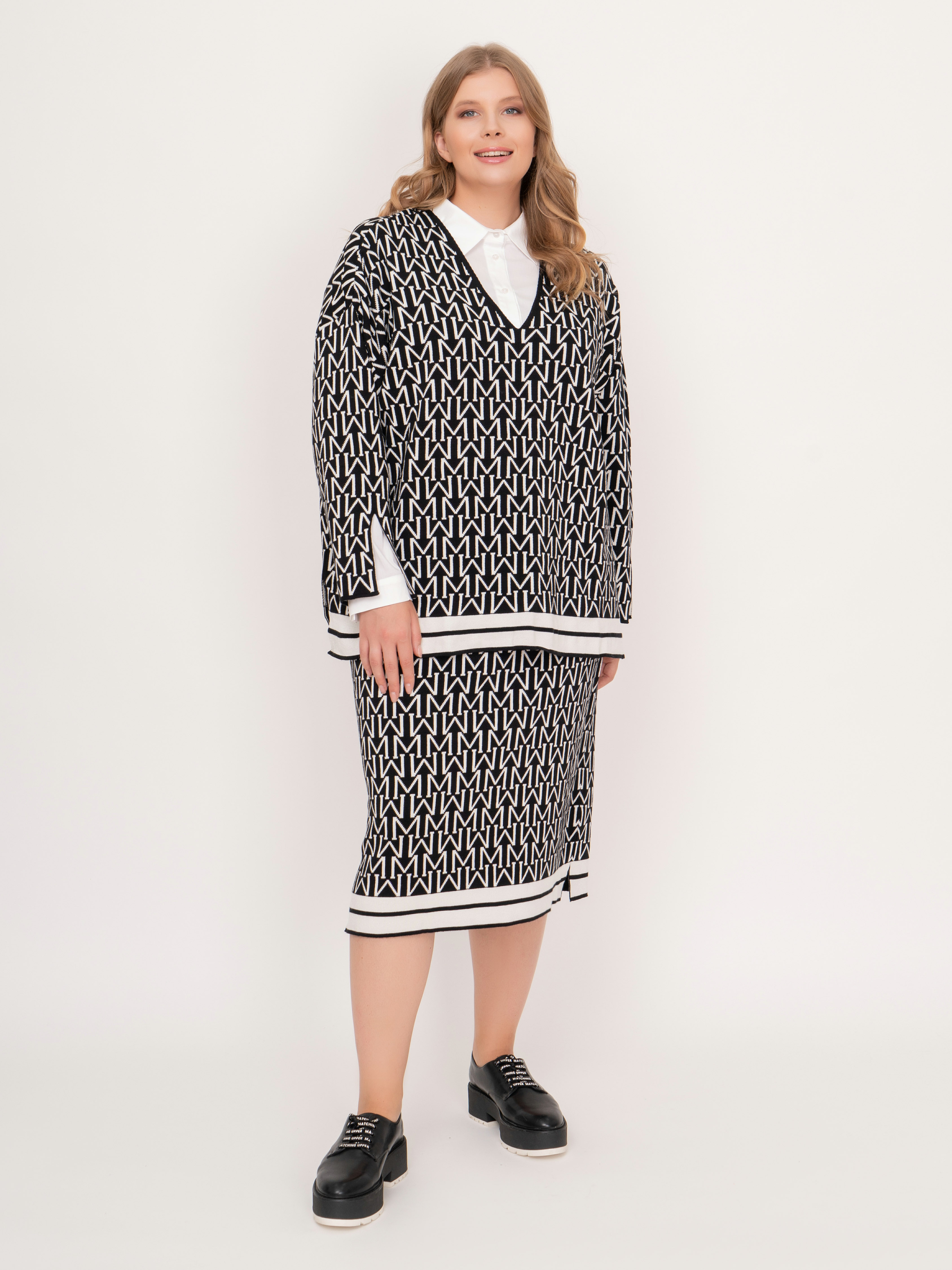 Э7801.5013/22-02 Юбка тр. Mat Fashion