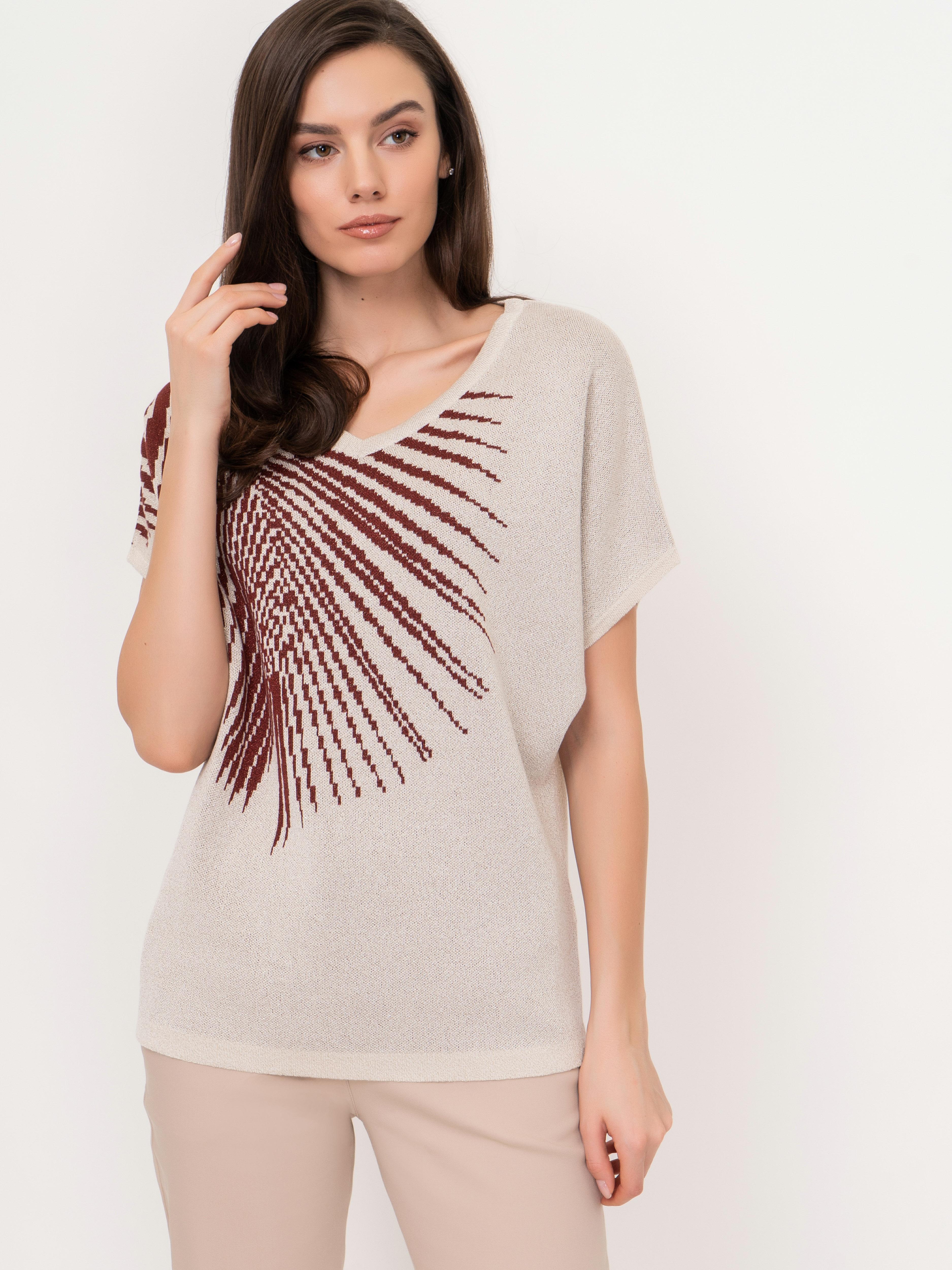 Э5148-121/21-01 Джемпер вязаный Franco Vello