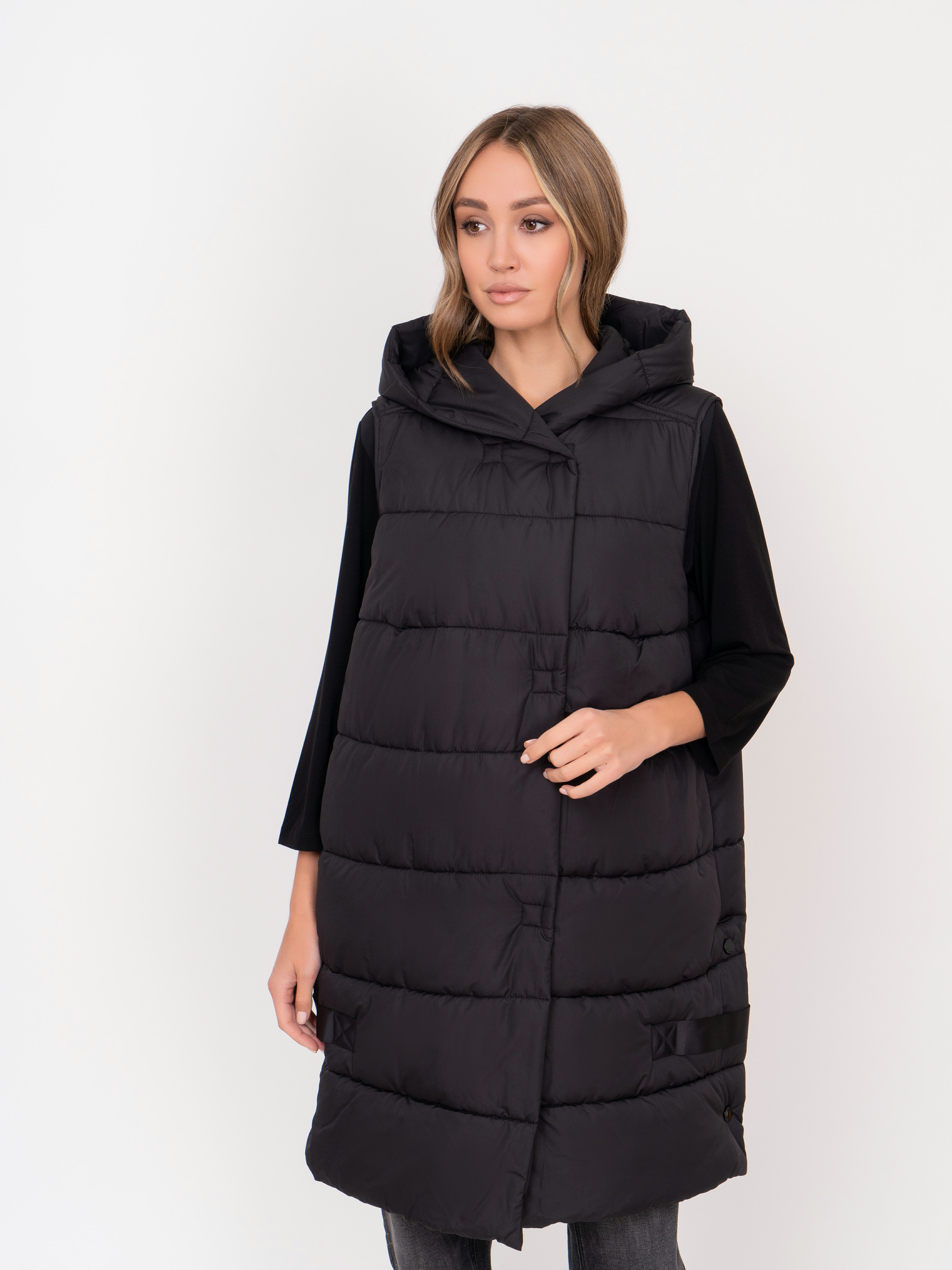 Э740002-21508/21-02 Куртка без рукавов (Жилет) Samoon