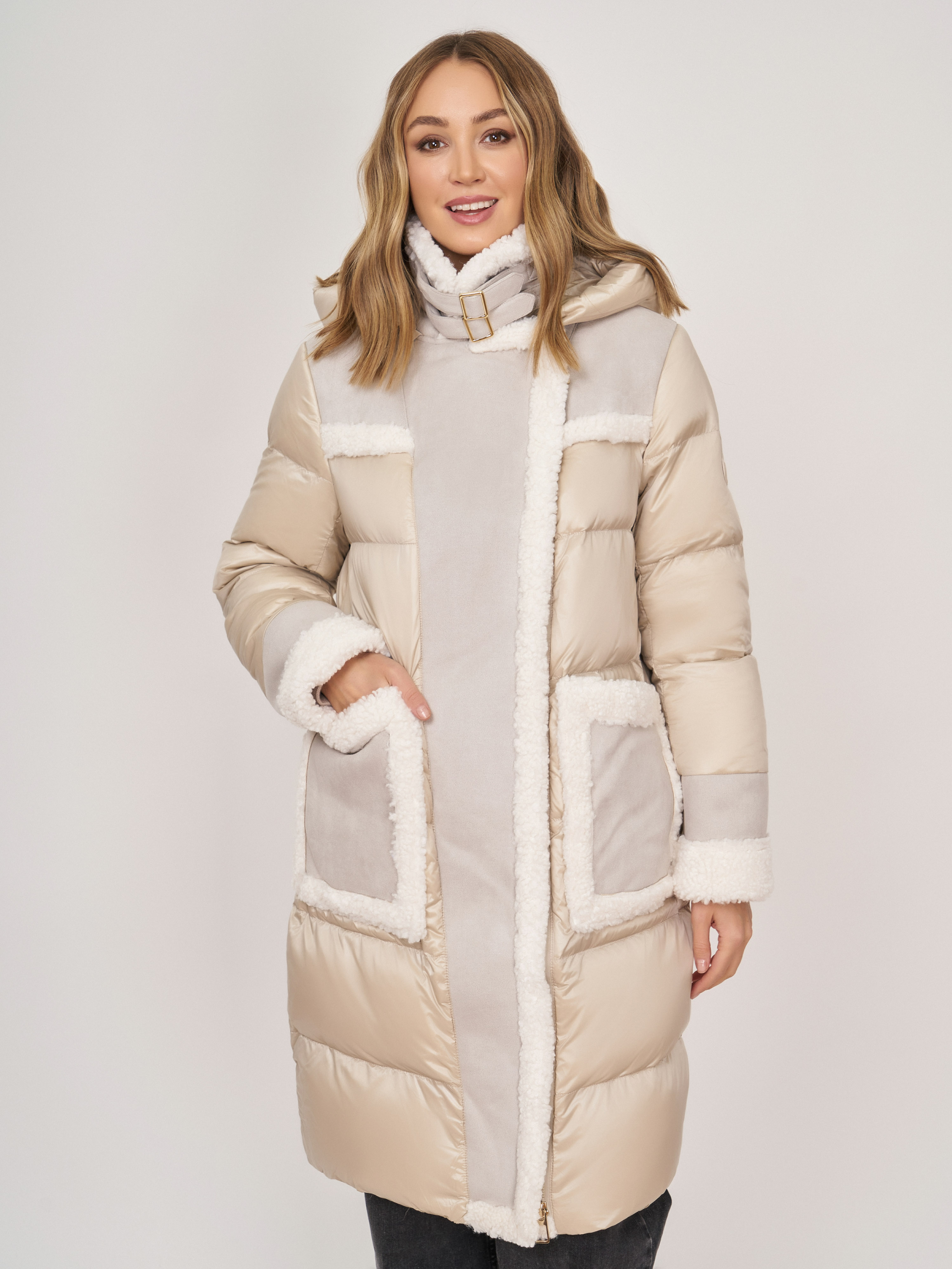 Э3359-223/м/22-02 Пальто утепленное Franco Vello