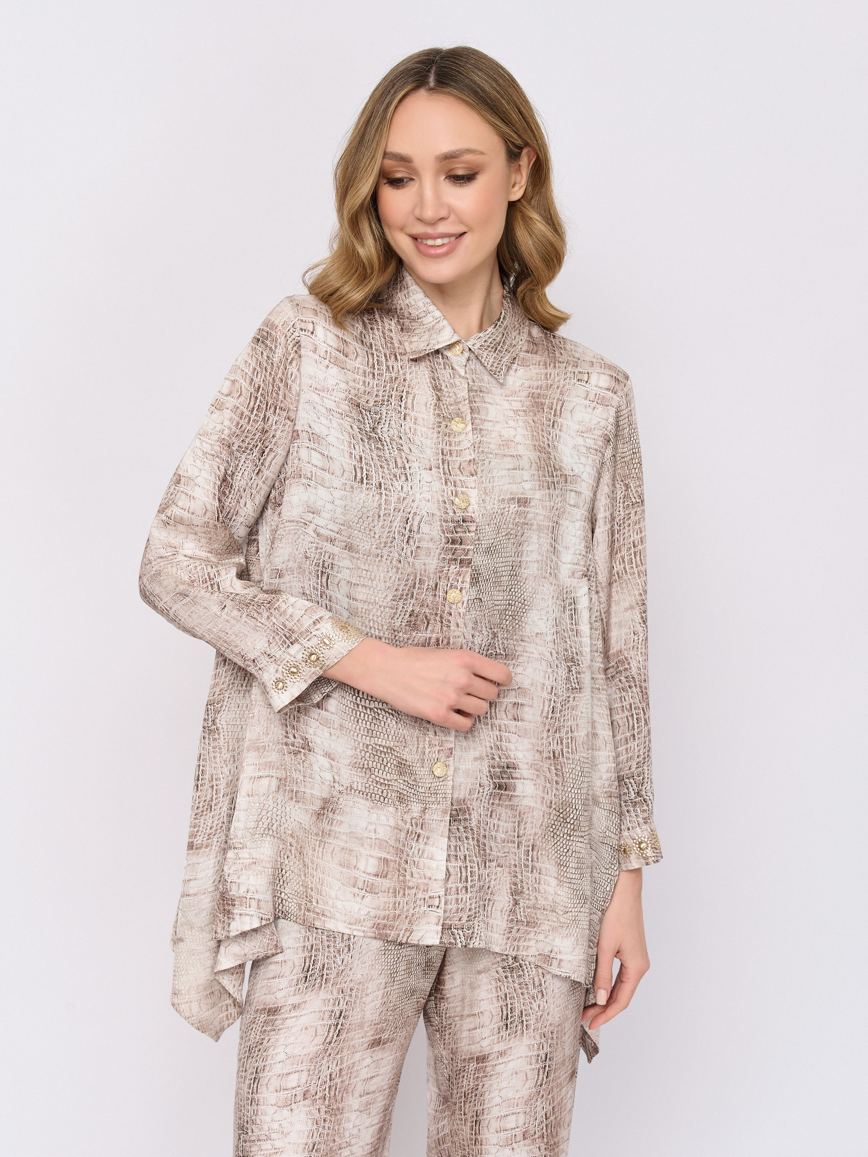 С2А54 354/м/26-01 Блуза PIERO MORETTI