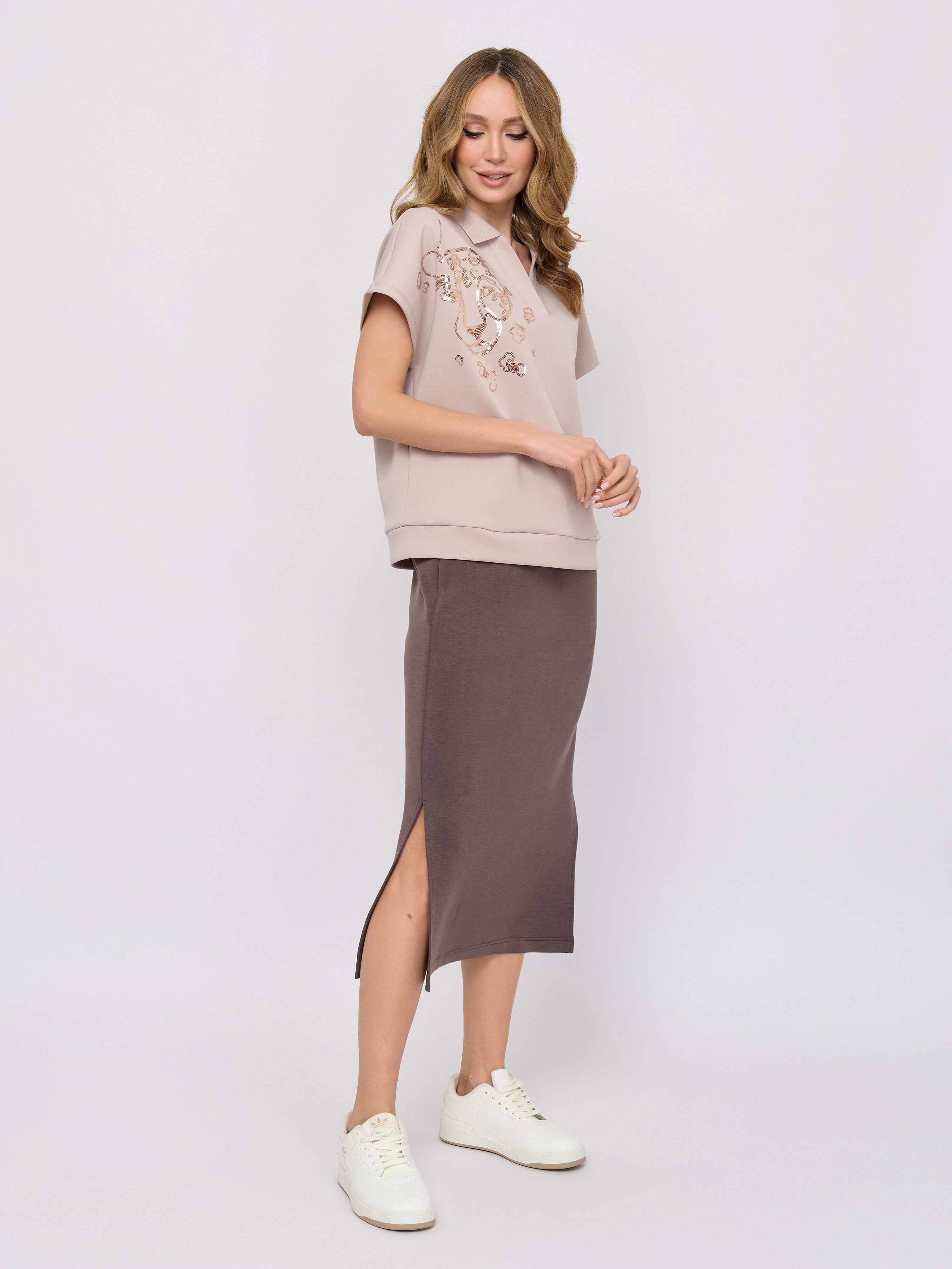 Э9180-126/м/26-01 Юбка тр. Franco Vello