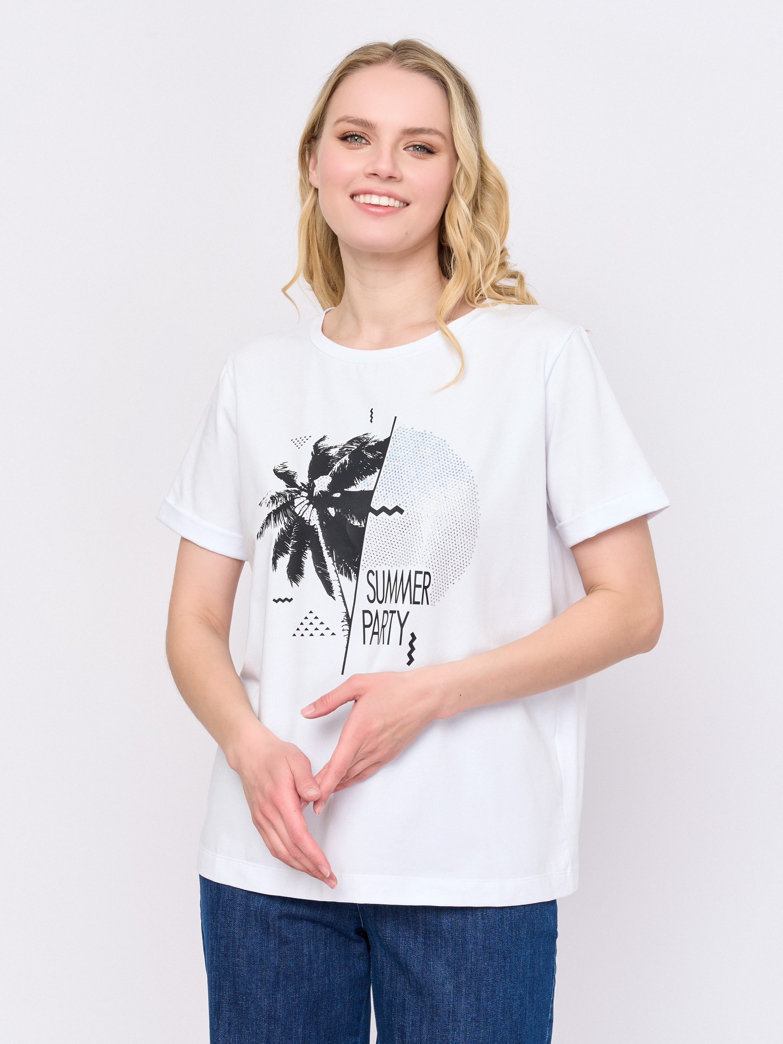 Э25D3956/м/25-01 Футболка Donne da Sogno