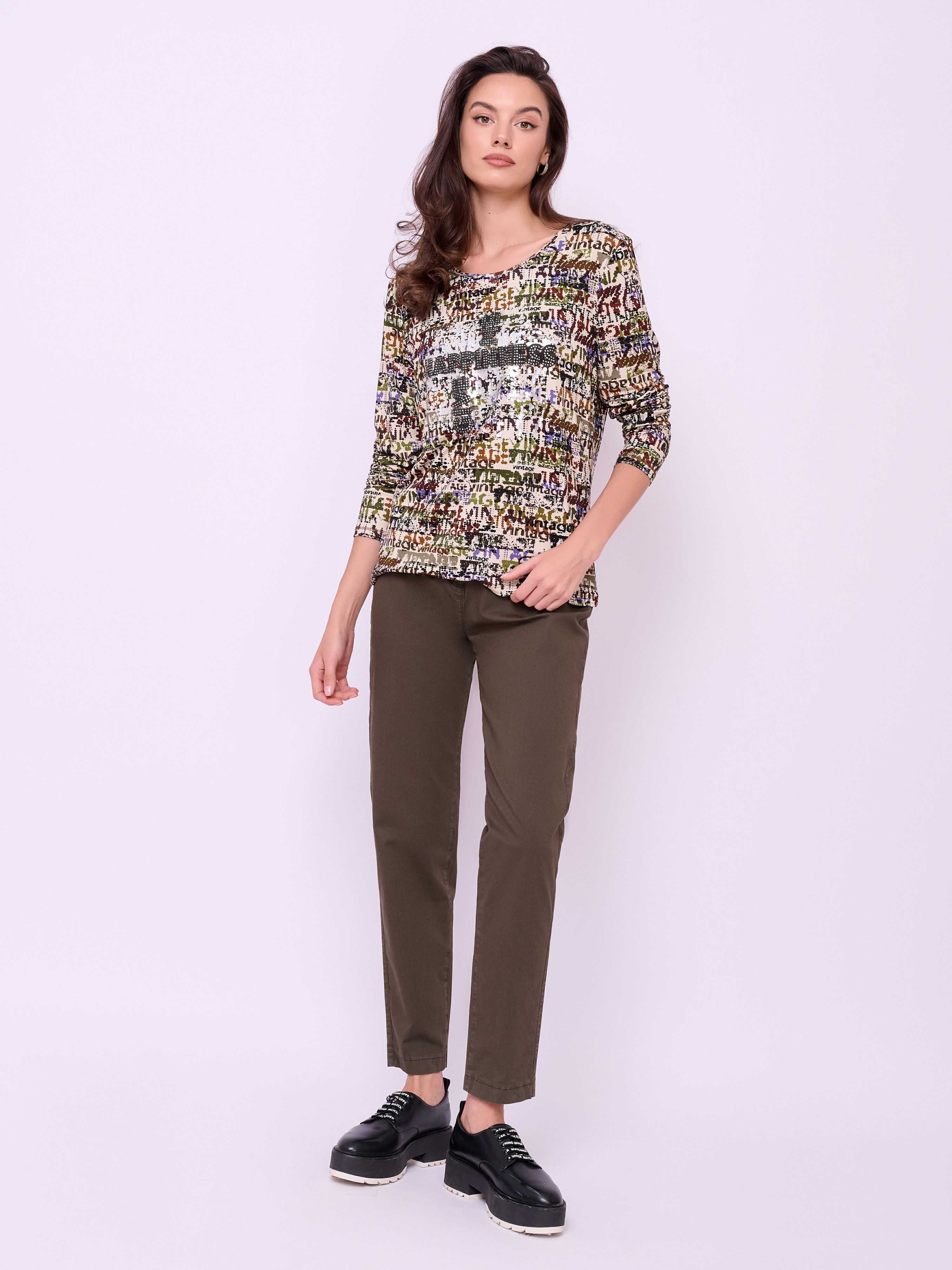 Э7487-224/23-02 Брюки джинсовые Franco Vello