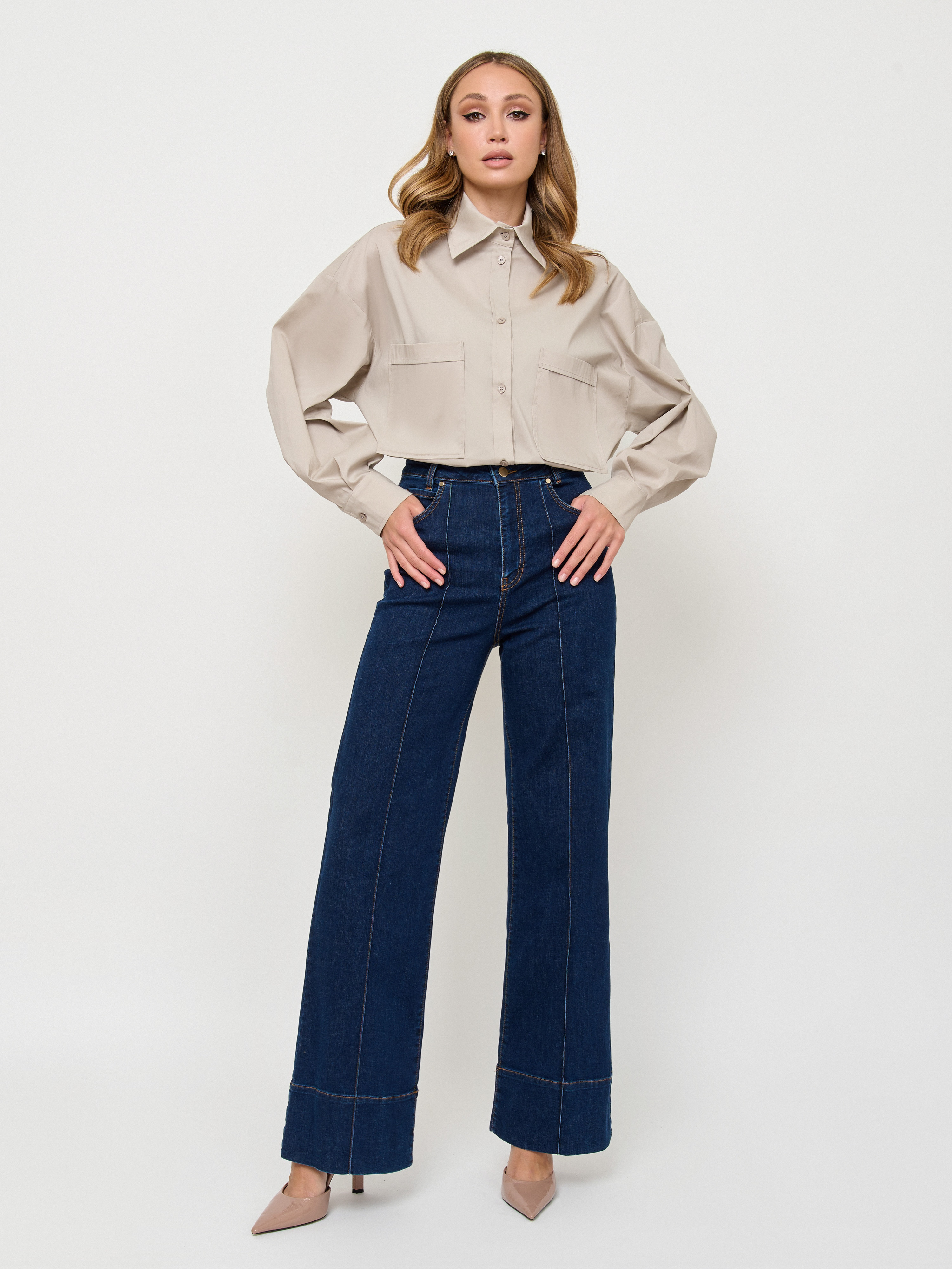 Э59952/м/24-02 Брюки джинсовые D.Exterior