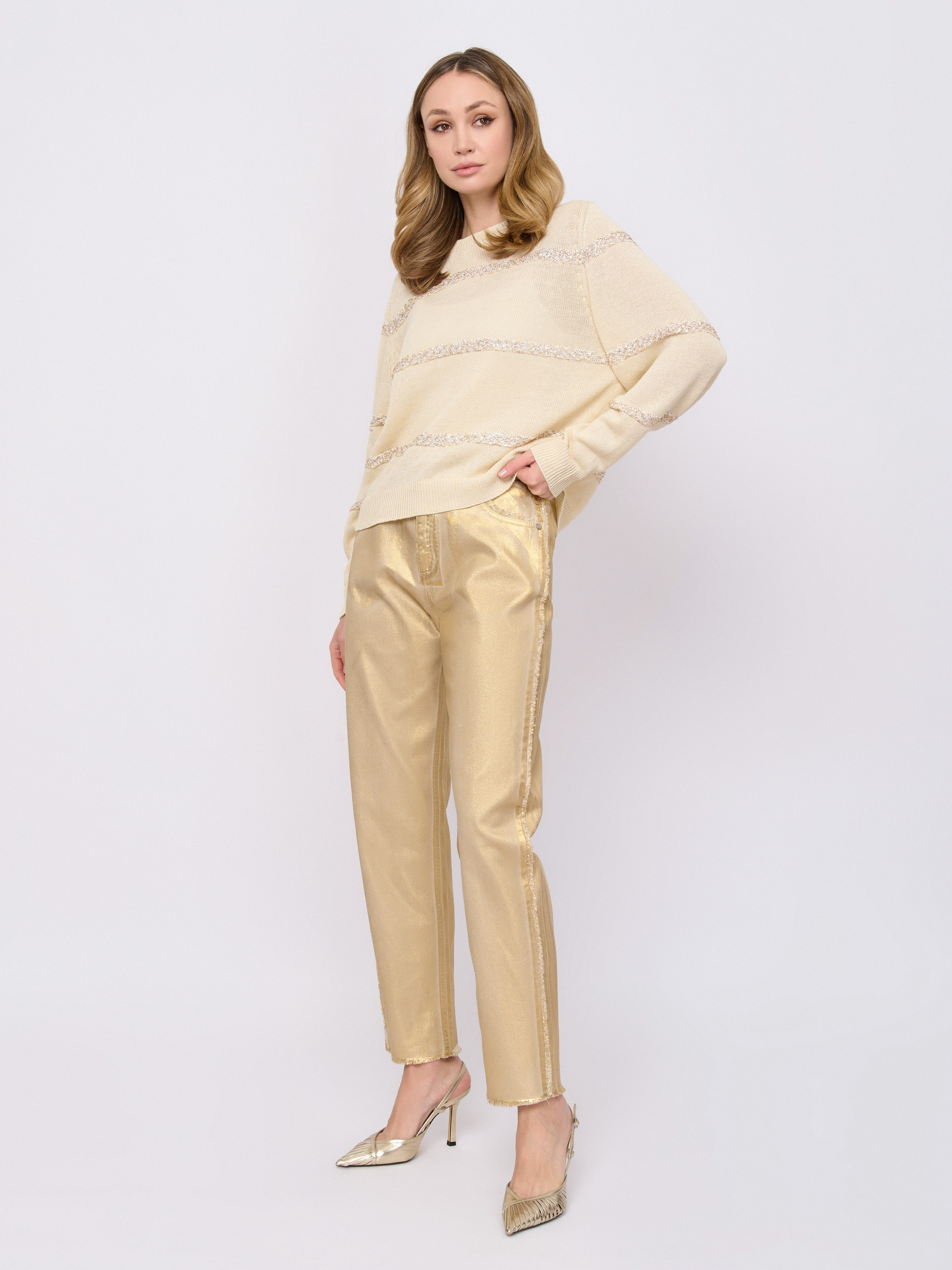 ЭD360085PA/м/25-01 Брюки джинсовые PANICALE