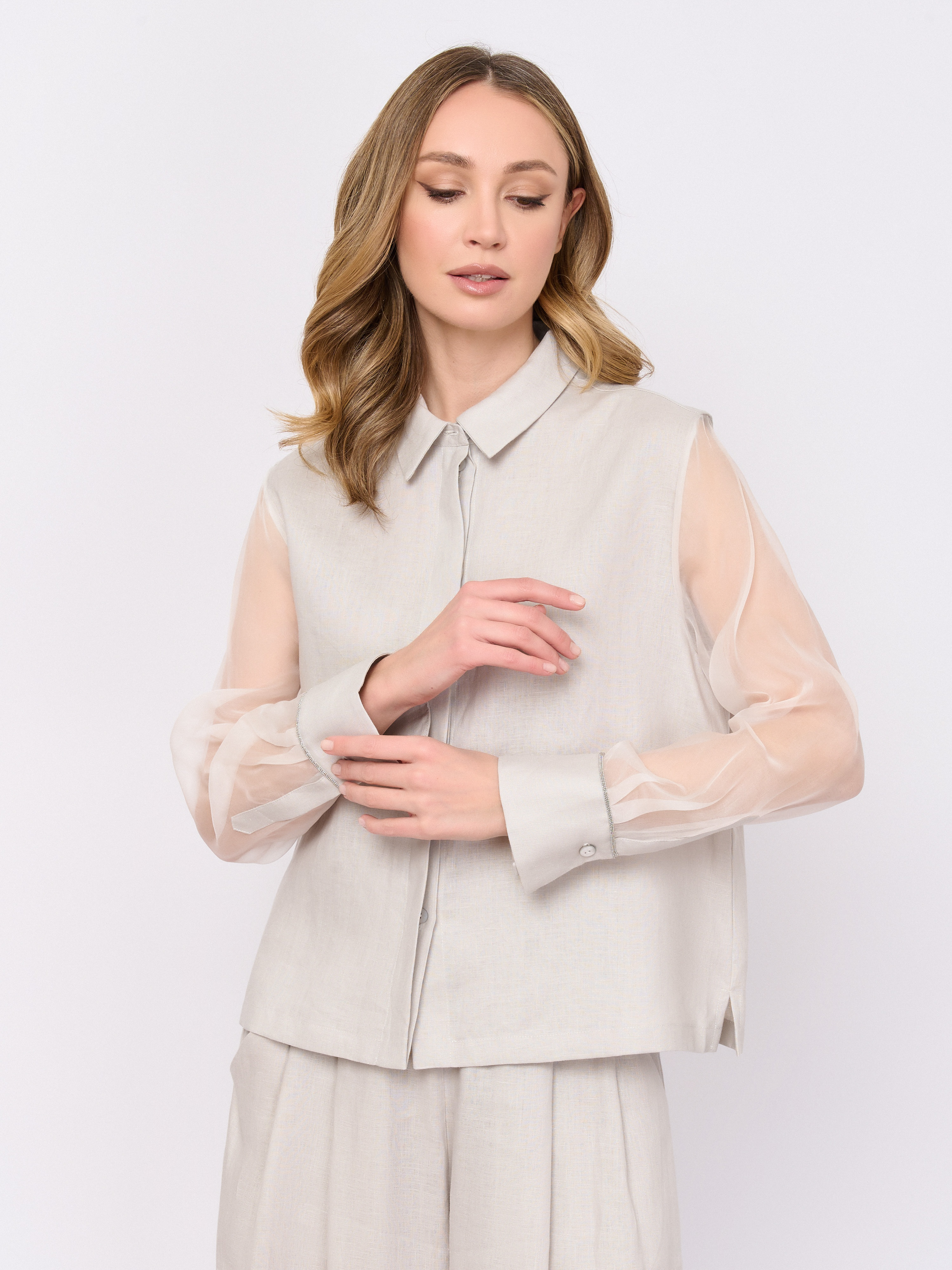 ЭD361127CAM/м/25-01 Блуза PANICALE