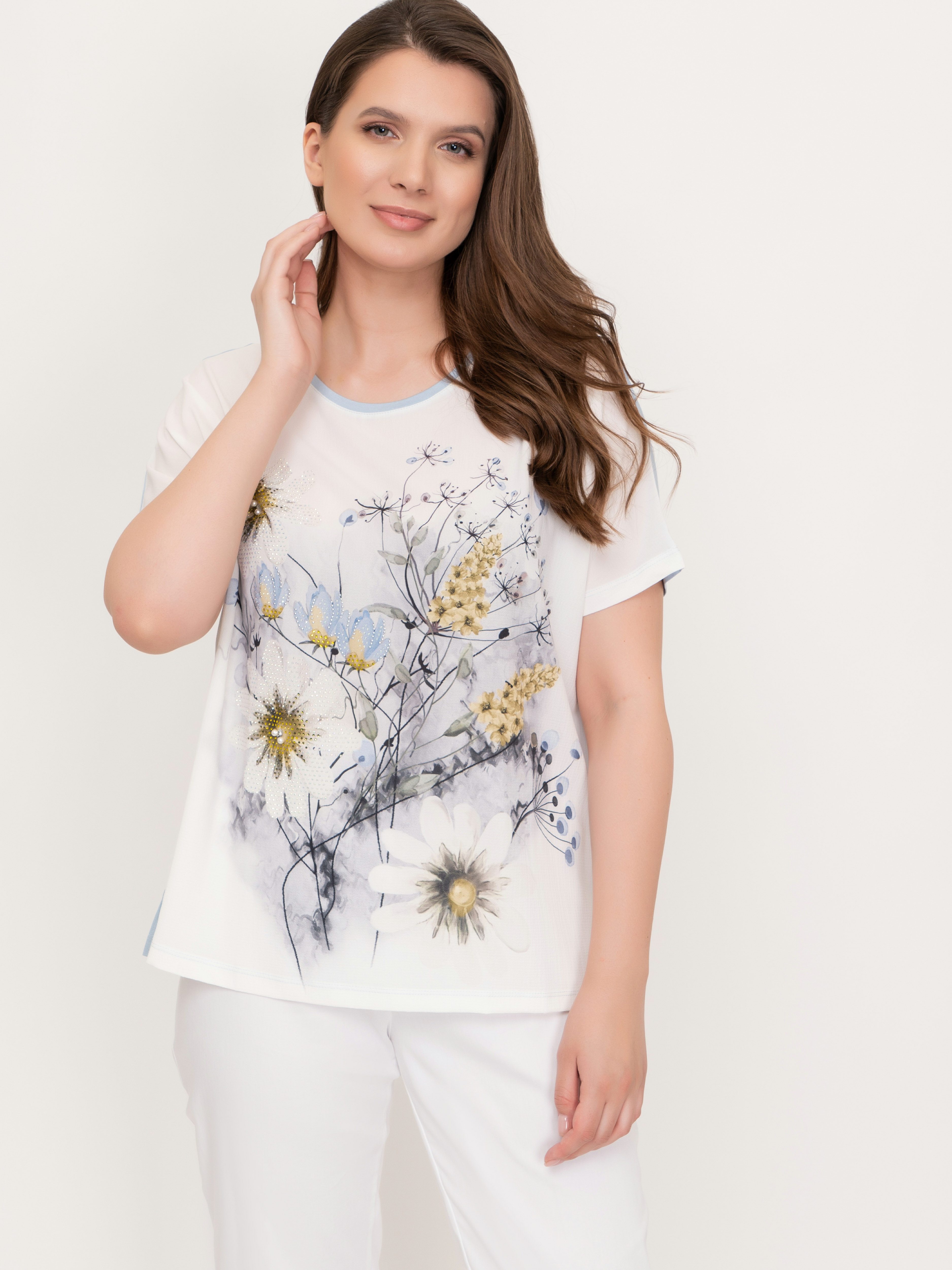 Э2193-121/21-01 Блуза тр. Franco Vello