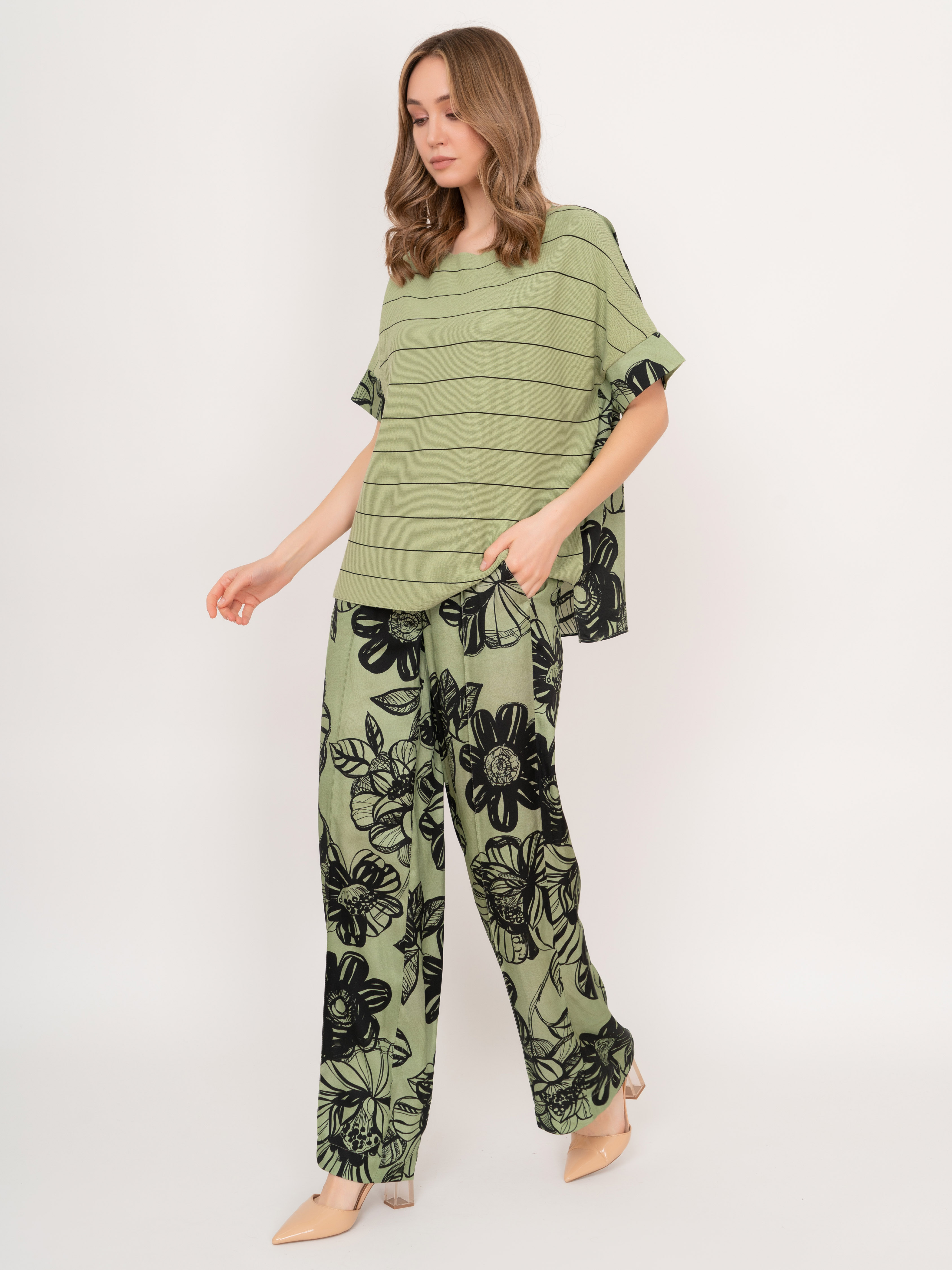 Э158099/5897/22-01 Джемпер с коротким рукавом Luisa Cerano