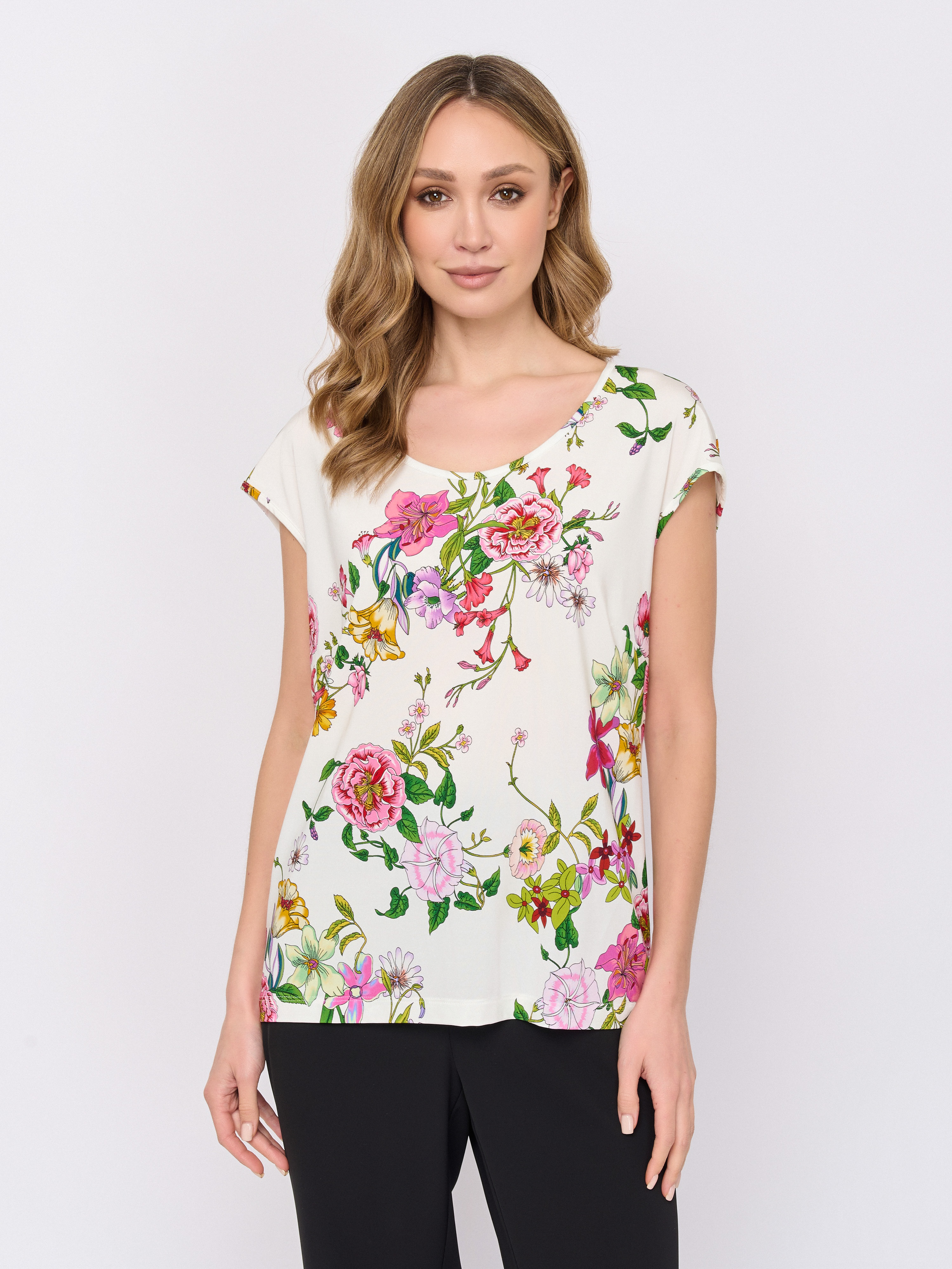 С2А63 361/м/26-01 Блузка тр. PIERO MORETTI