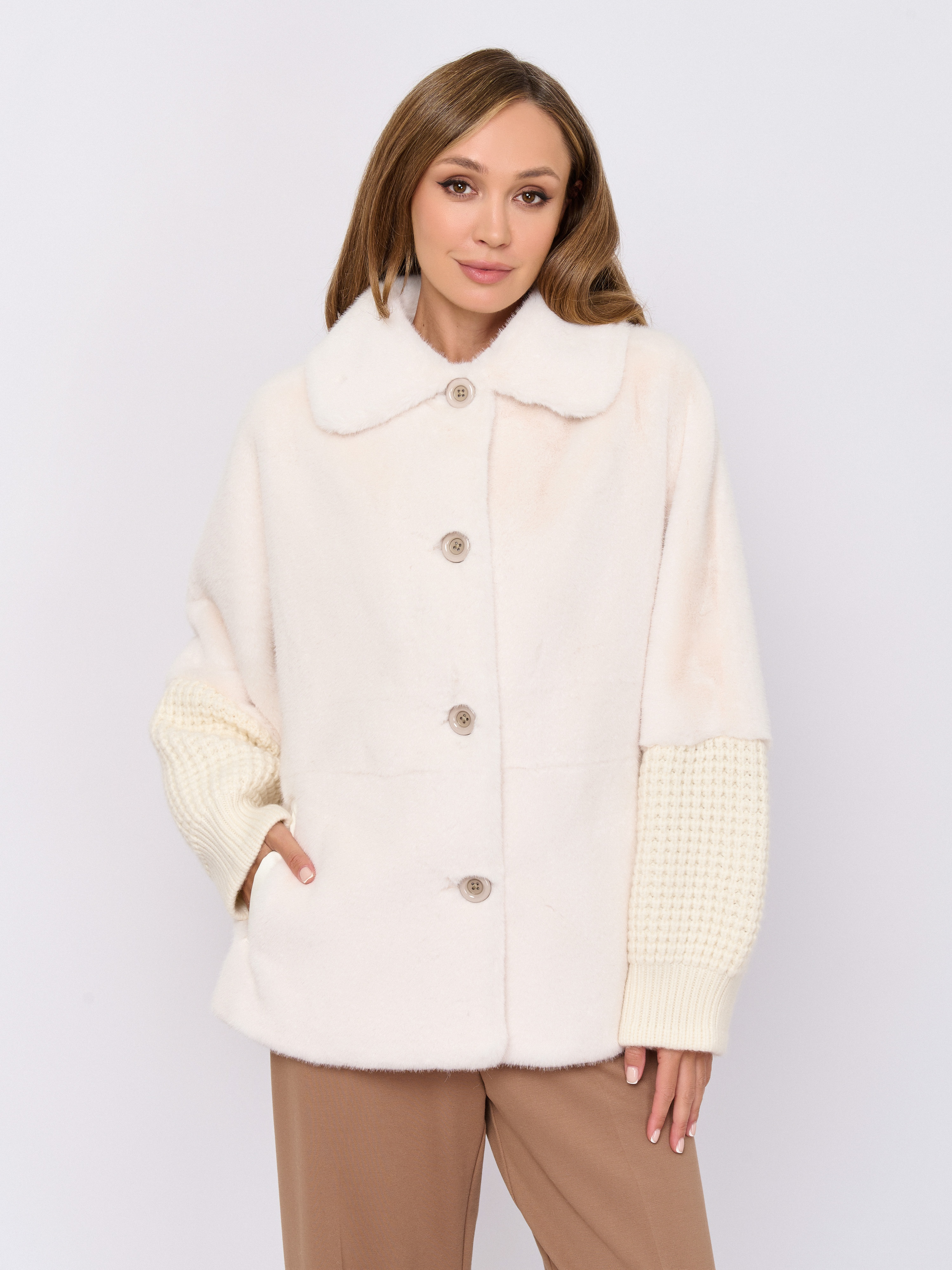 Э25IM-B245.0TC-25IT-246/м/25-02 Куртка из искусственного меха Diego M