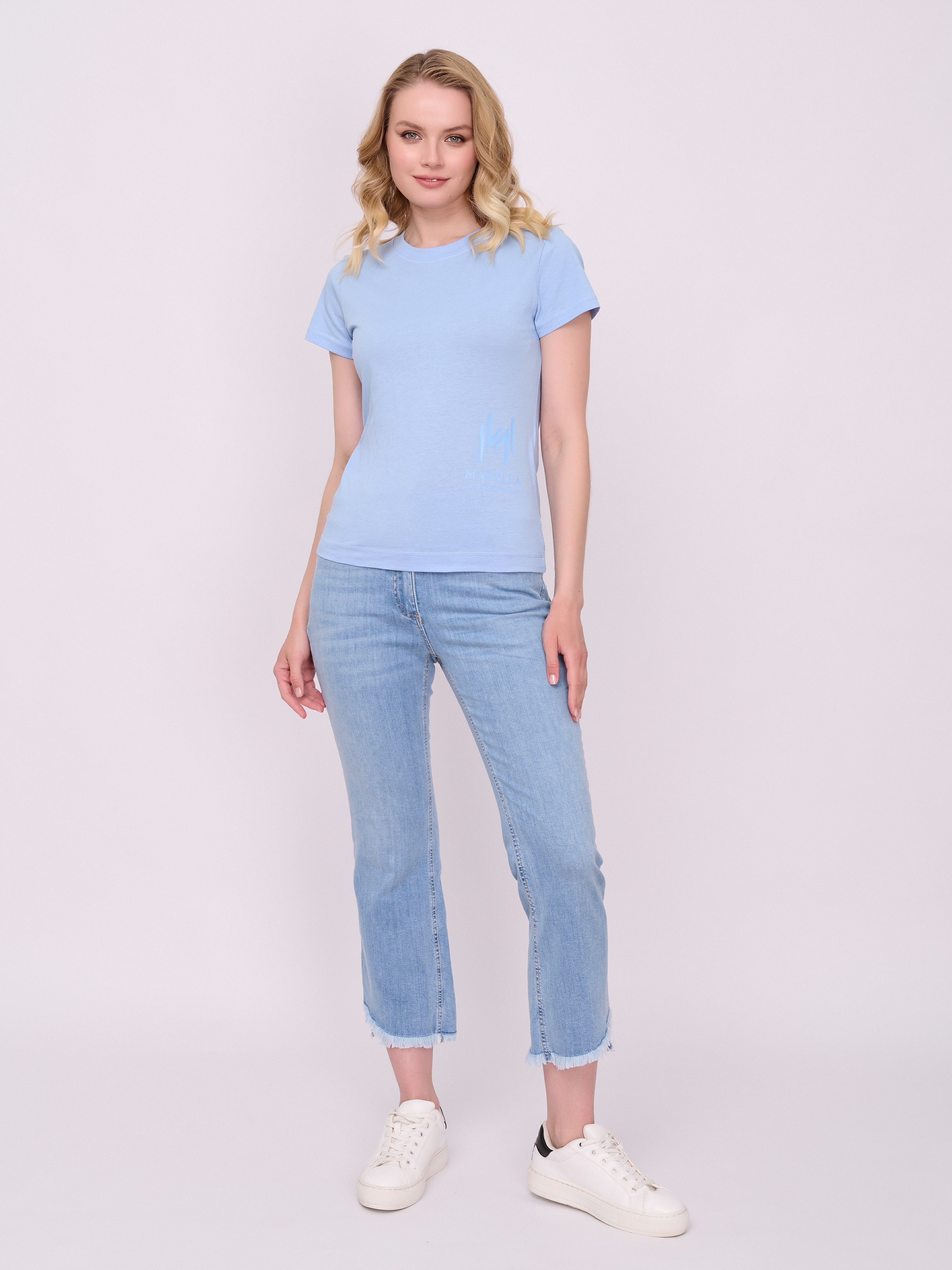 Э31810434 FCROP/23-01 Брюки джинсовые Marella Denim