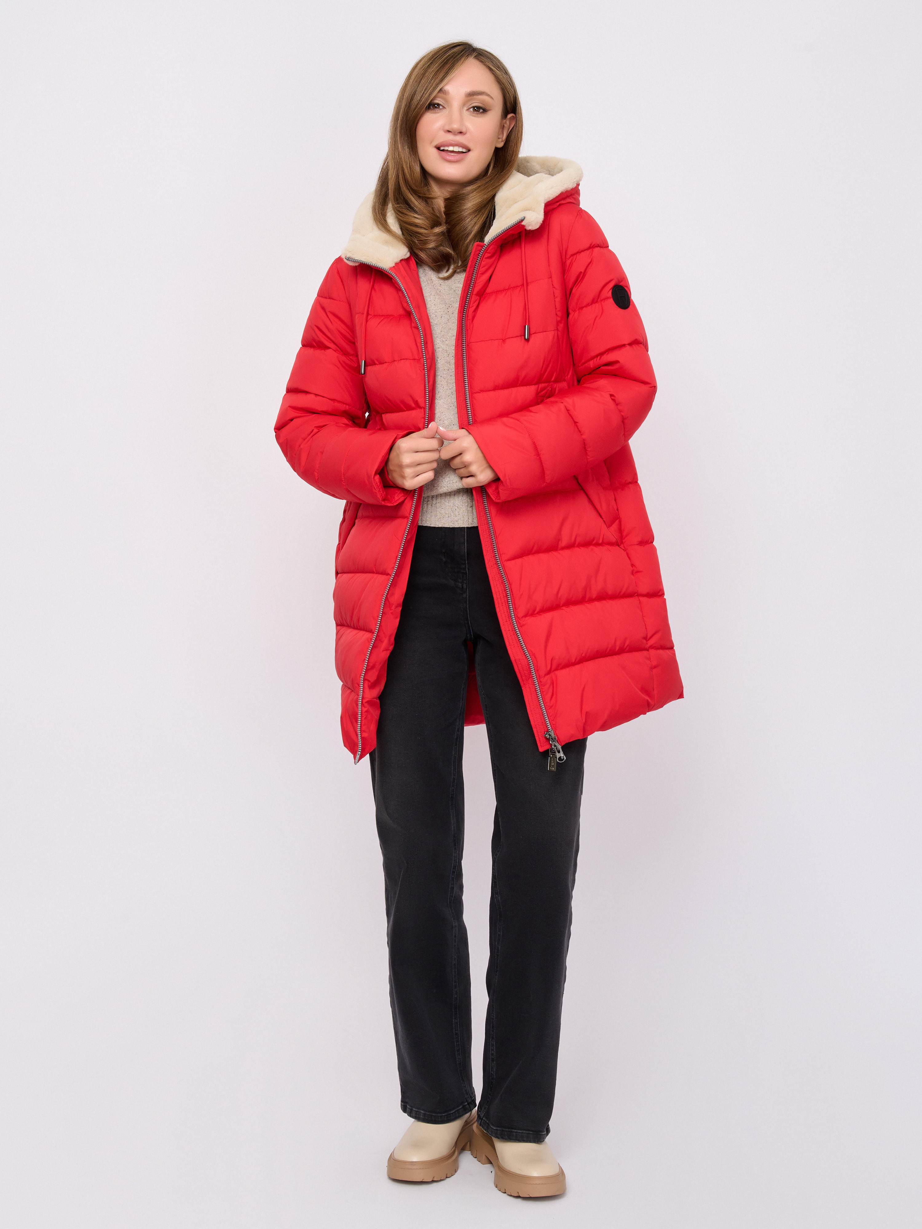 Э3862-226/м/25-02 Пальто утепленное Franco Vello