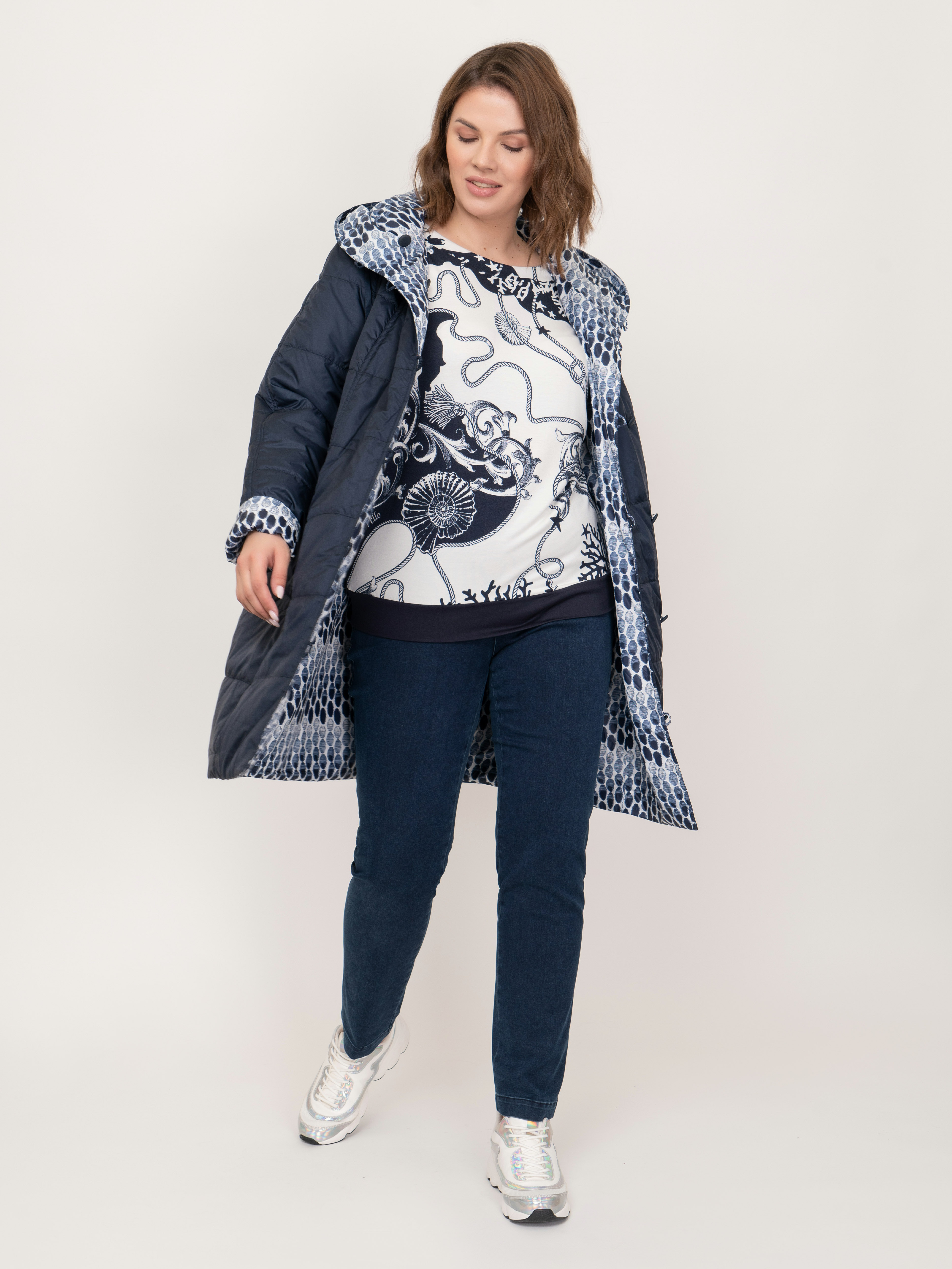 Э7145-121/21-01 Брюки джинсовые Franco Vello