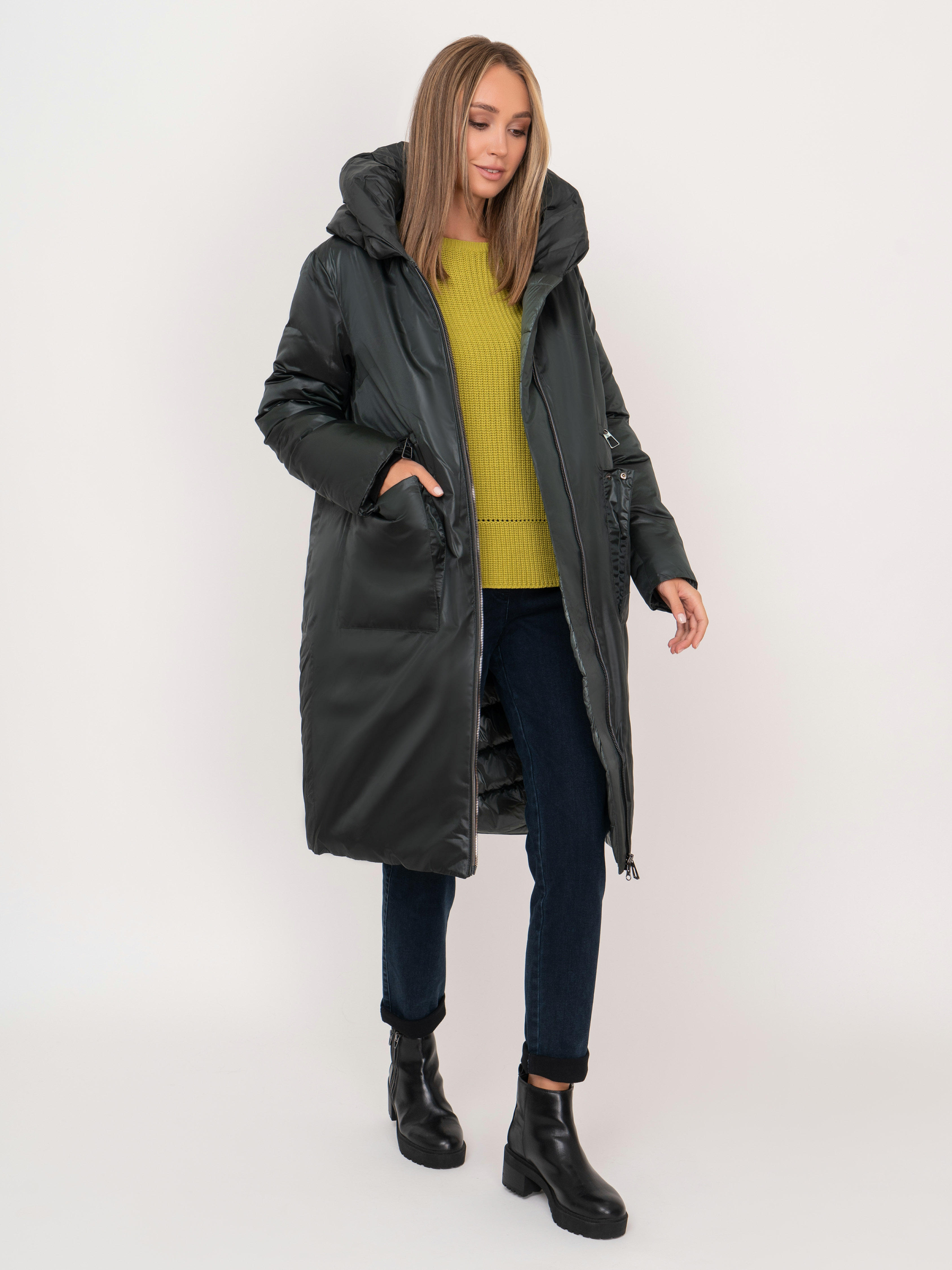 Э3168-222/м/21-02 Пальто утепленное Franco Vello