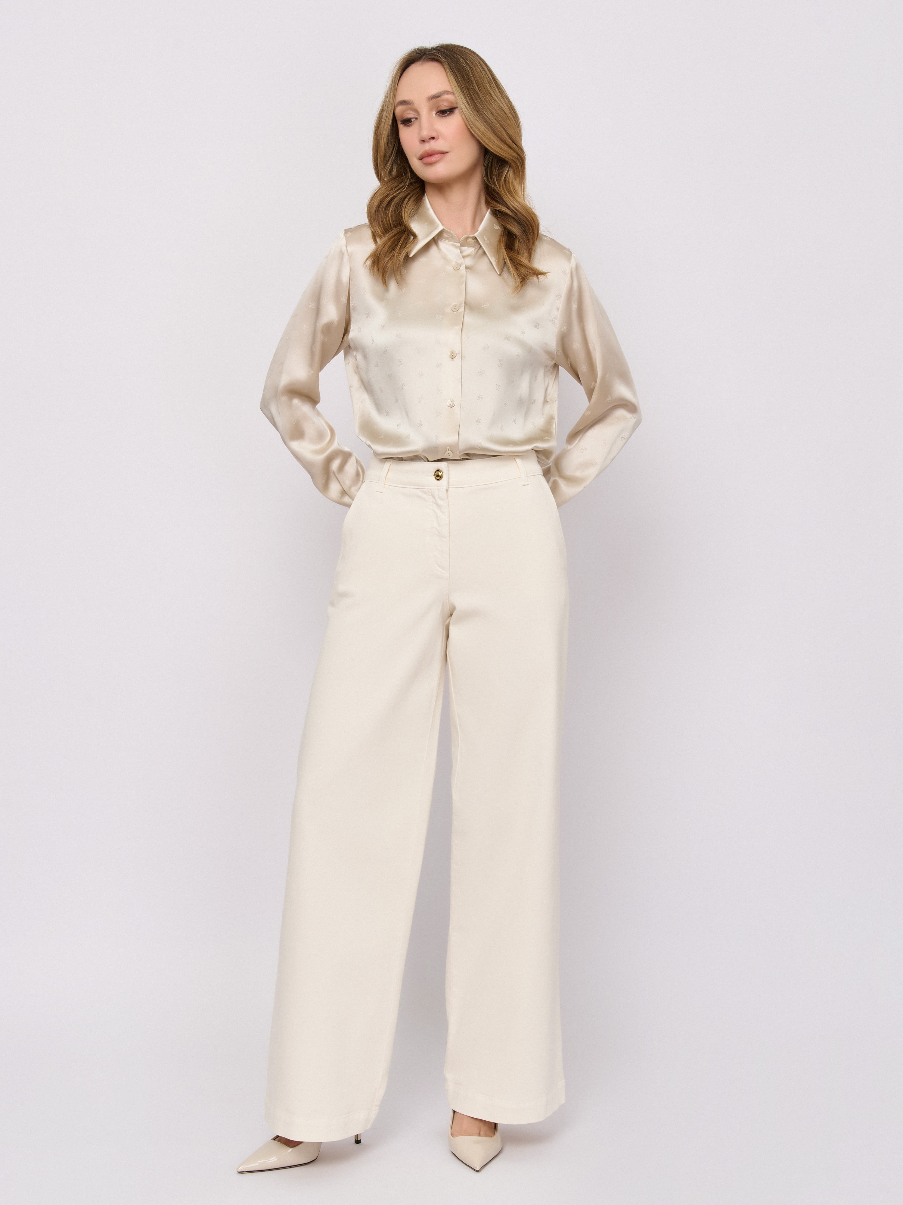 С ASSESSORE/м/26-01 Брюки джинсовые Luisa Spagnoli