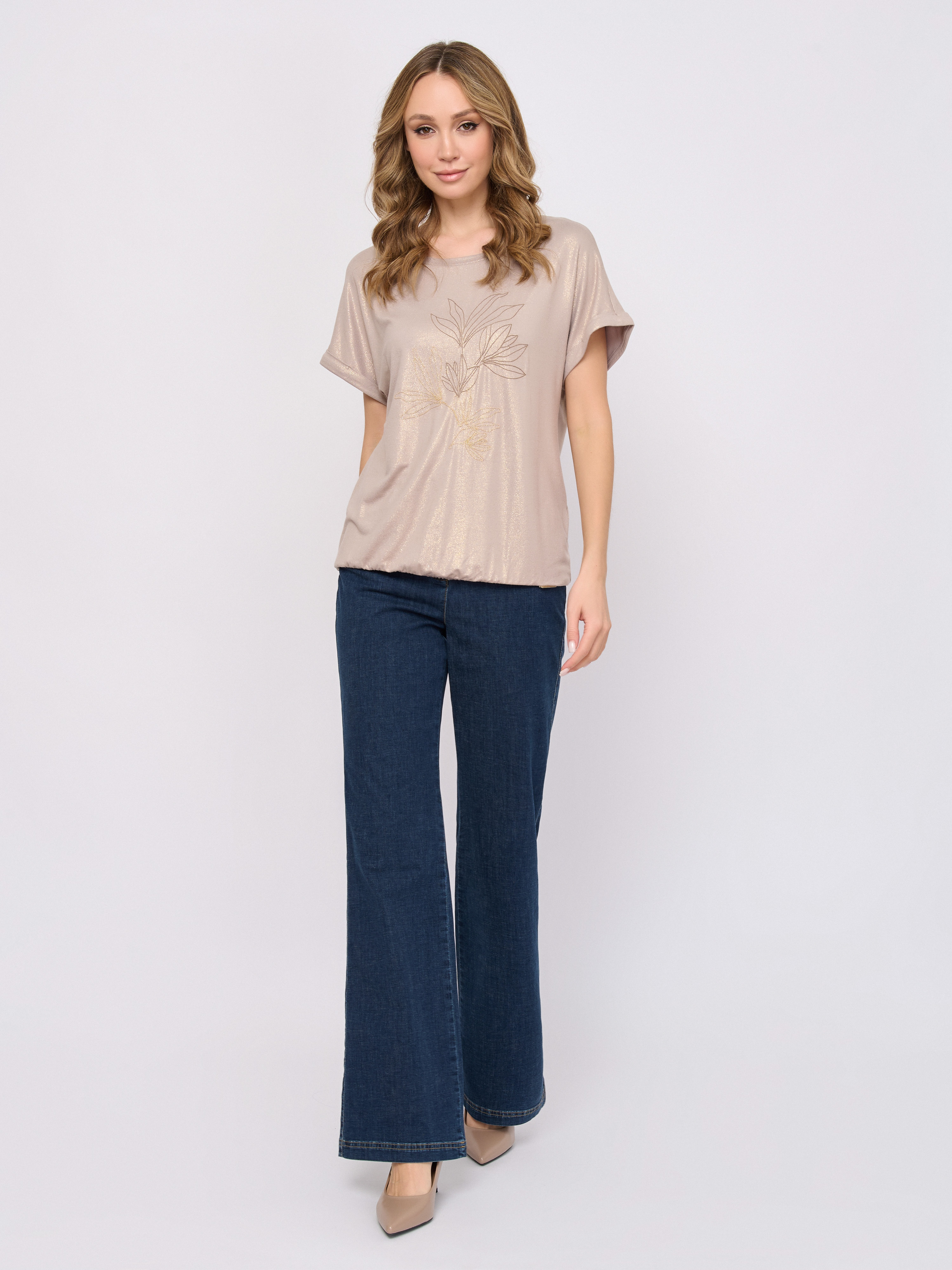 Э7905-126/м/26-01 Брюки джинсовые Franco Vello