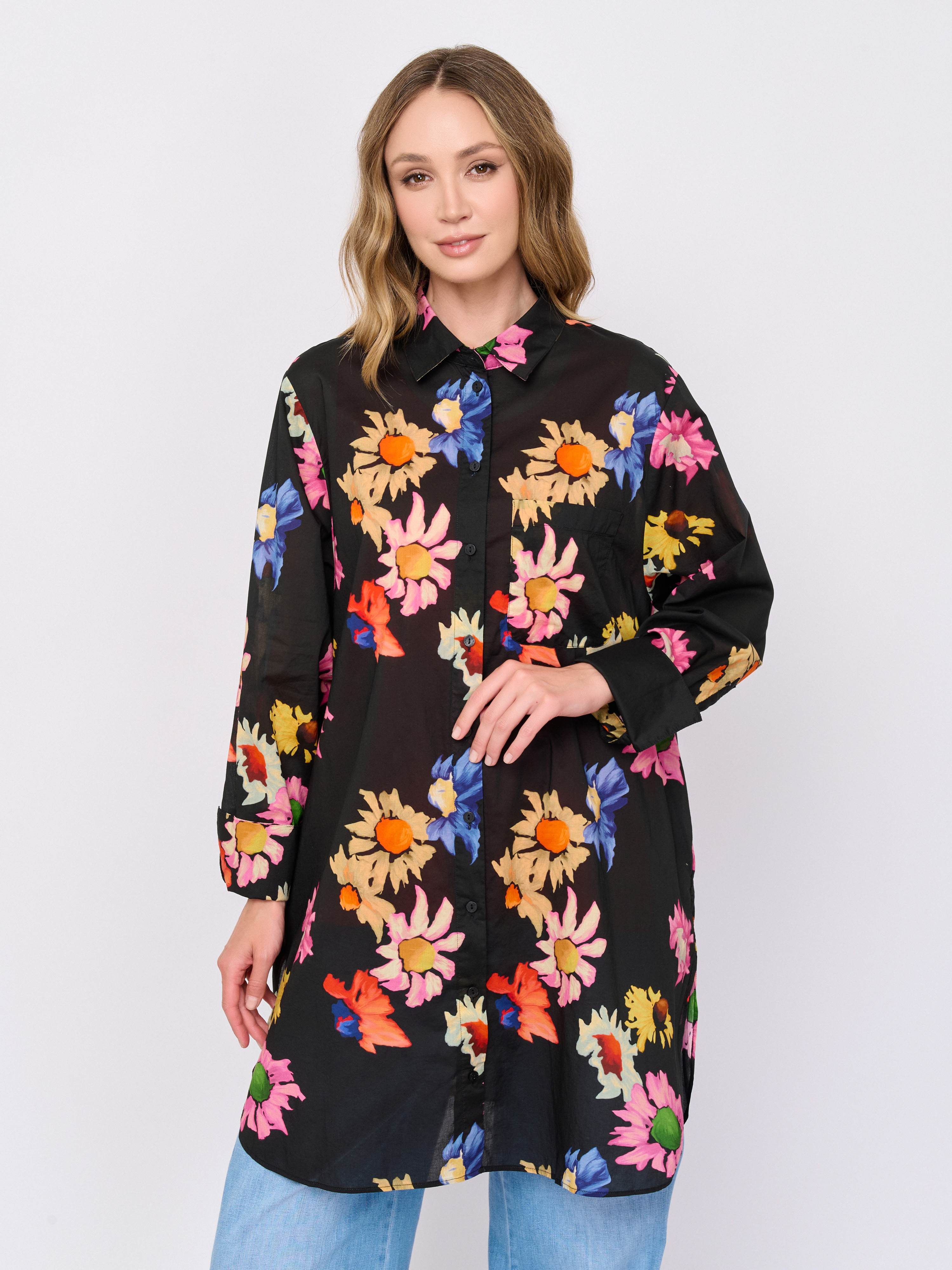 Э660636-21144/м/25-01 Блузка Samoon