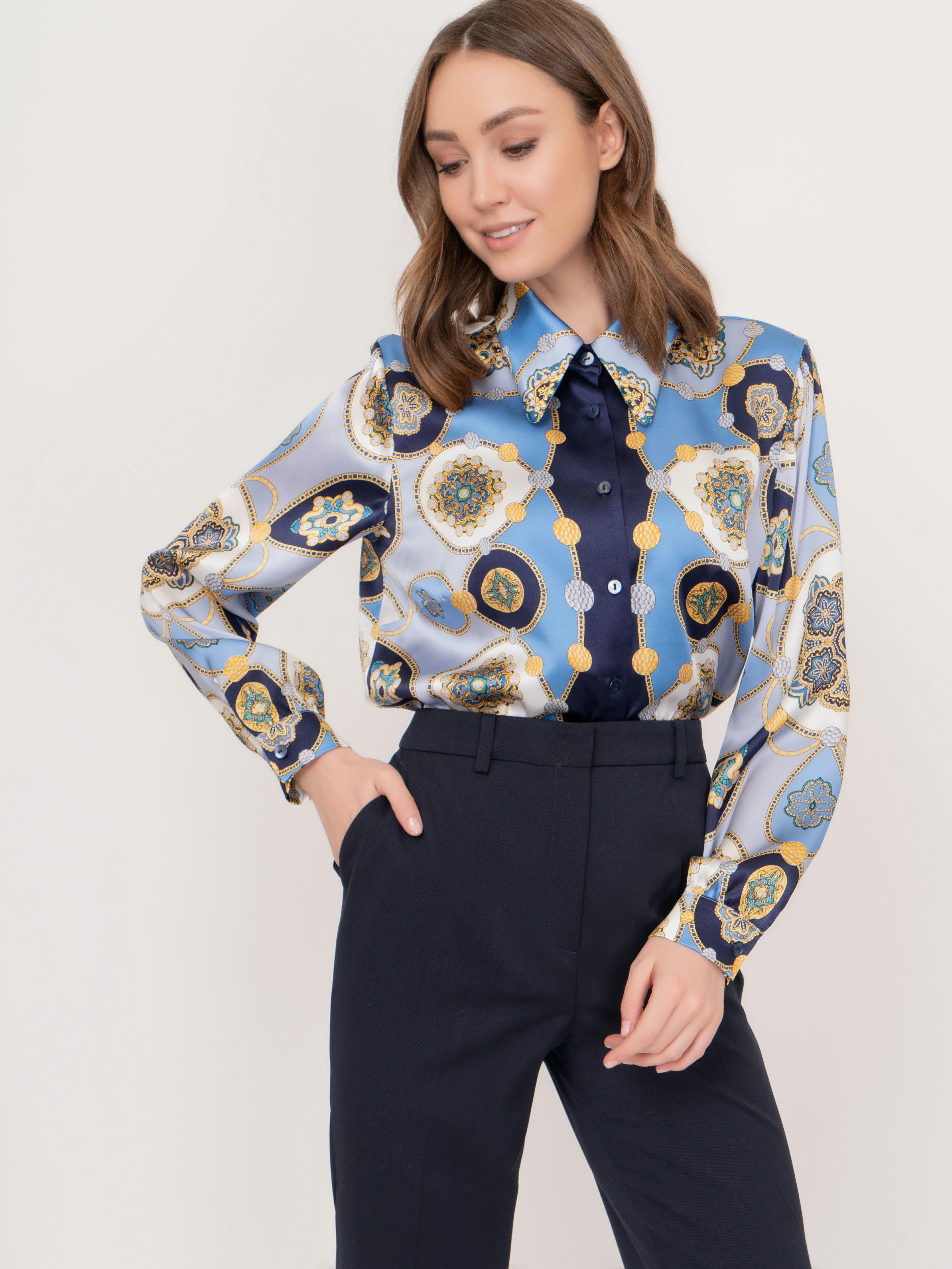 ЭBINOMI/21-01 Блуза Luisa Spagnoli