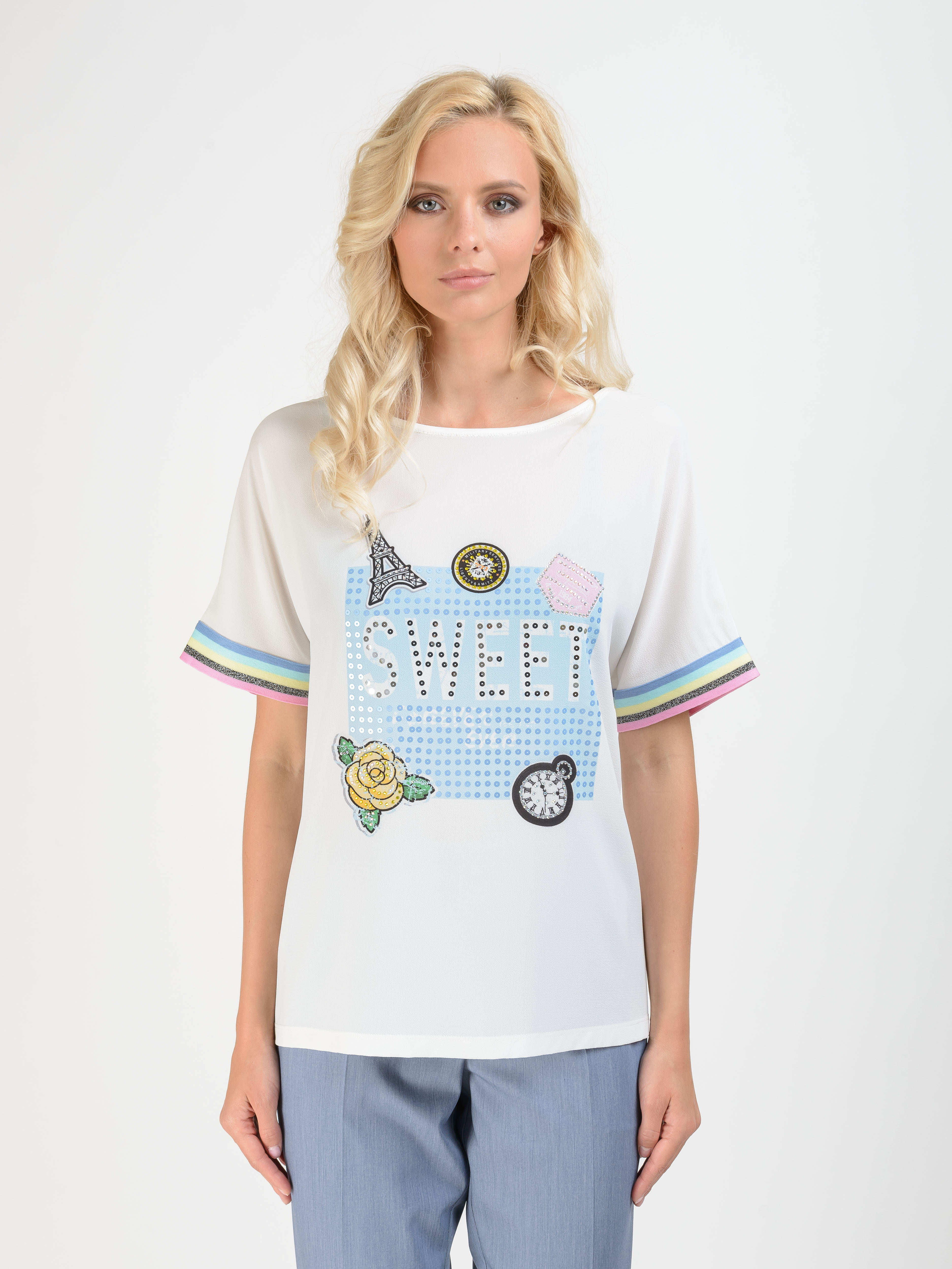 Э12195-S19/19-01 Блуза Franco Vello