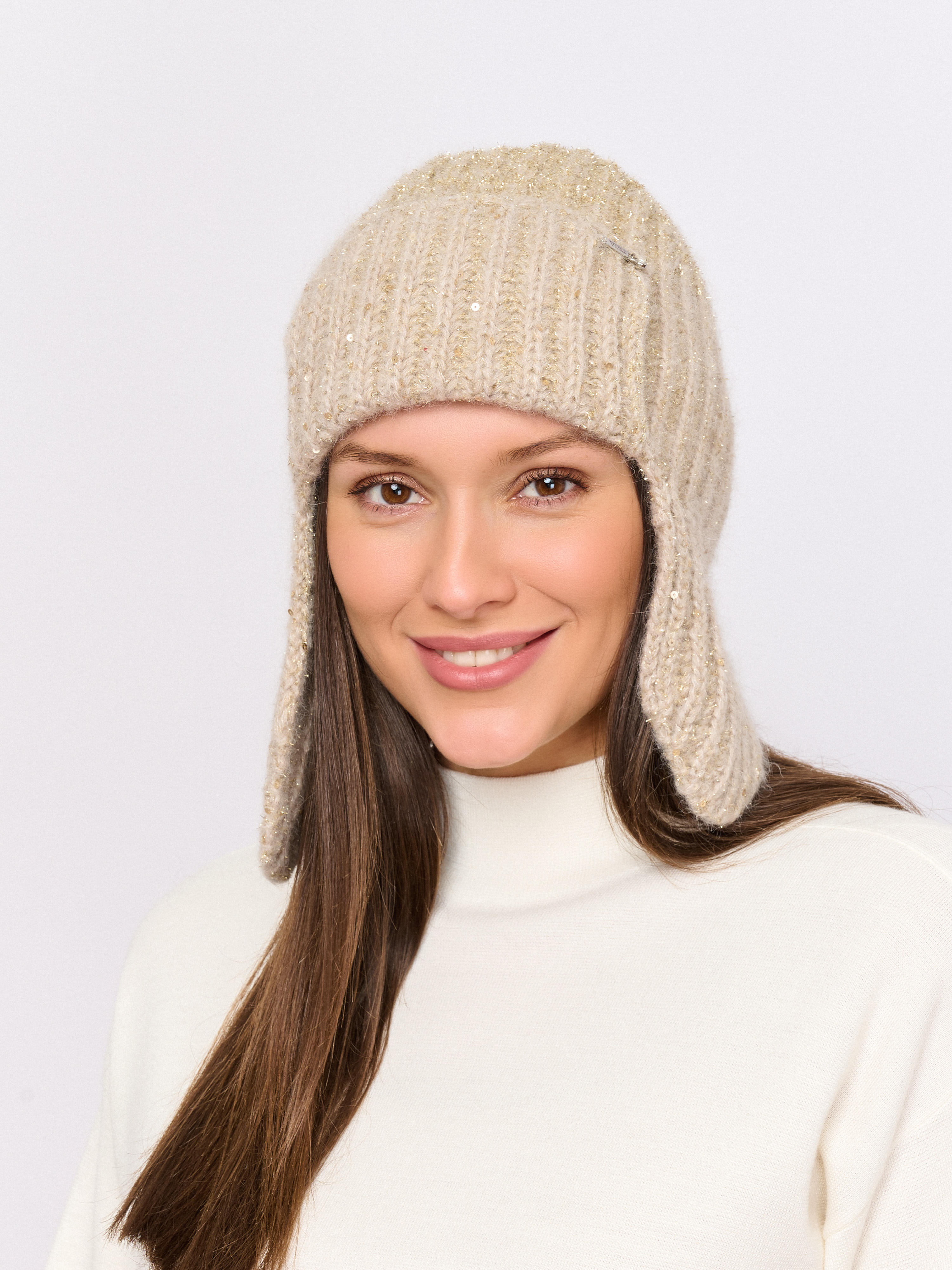 ЭSS.1628UO*/м/25-02 Шапка ушанка Vizio Collezione