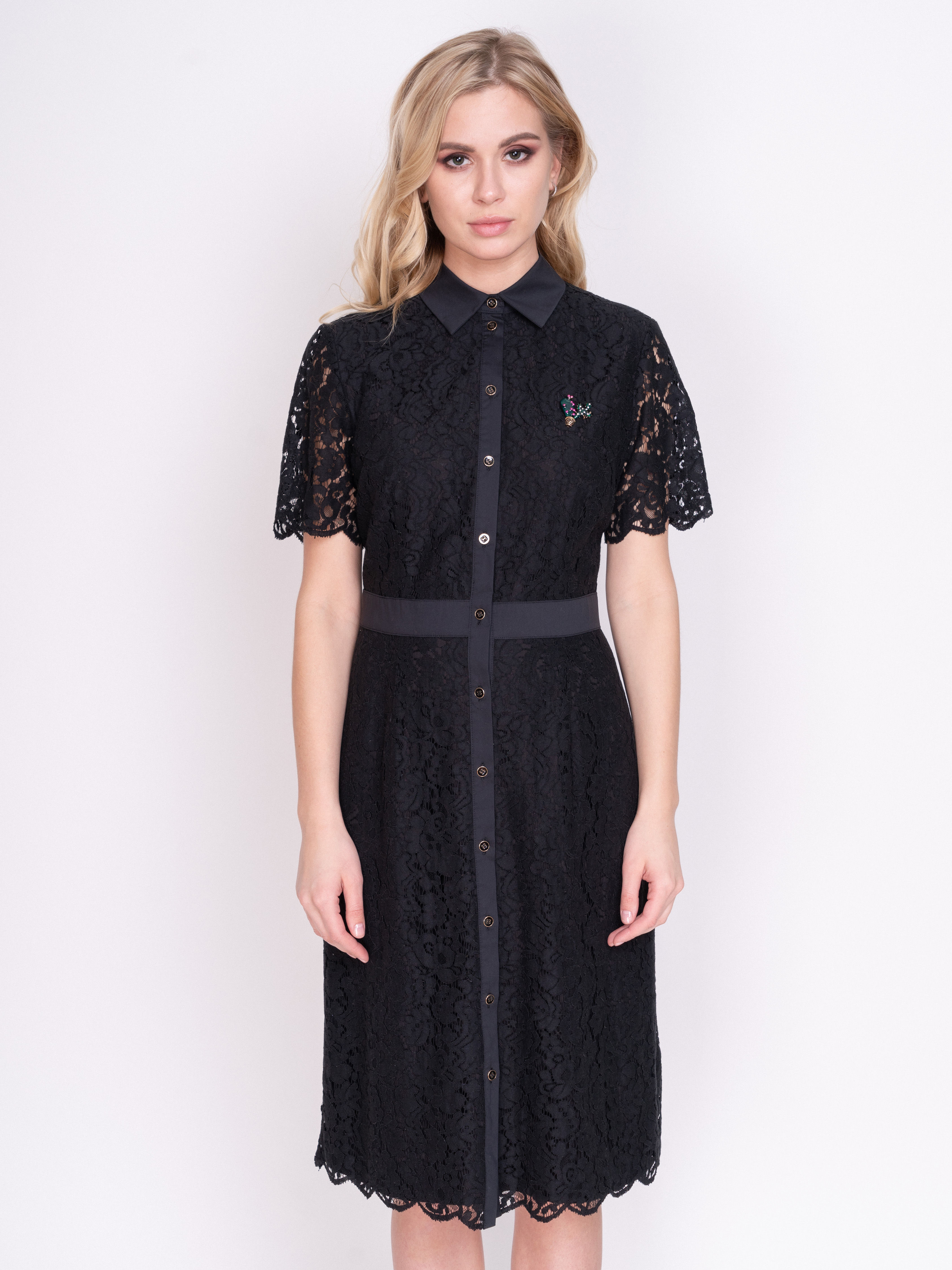 Э18041-S19/19-01 Платье+брошь Franco Vello