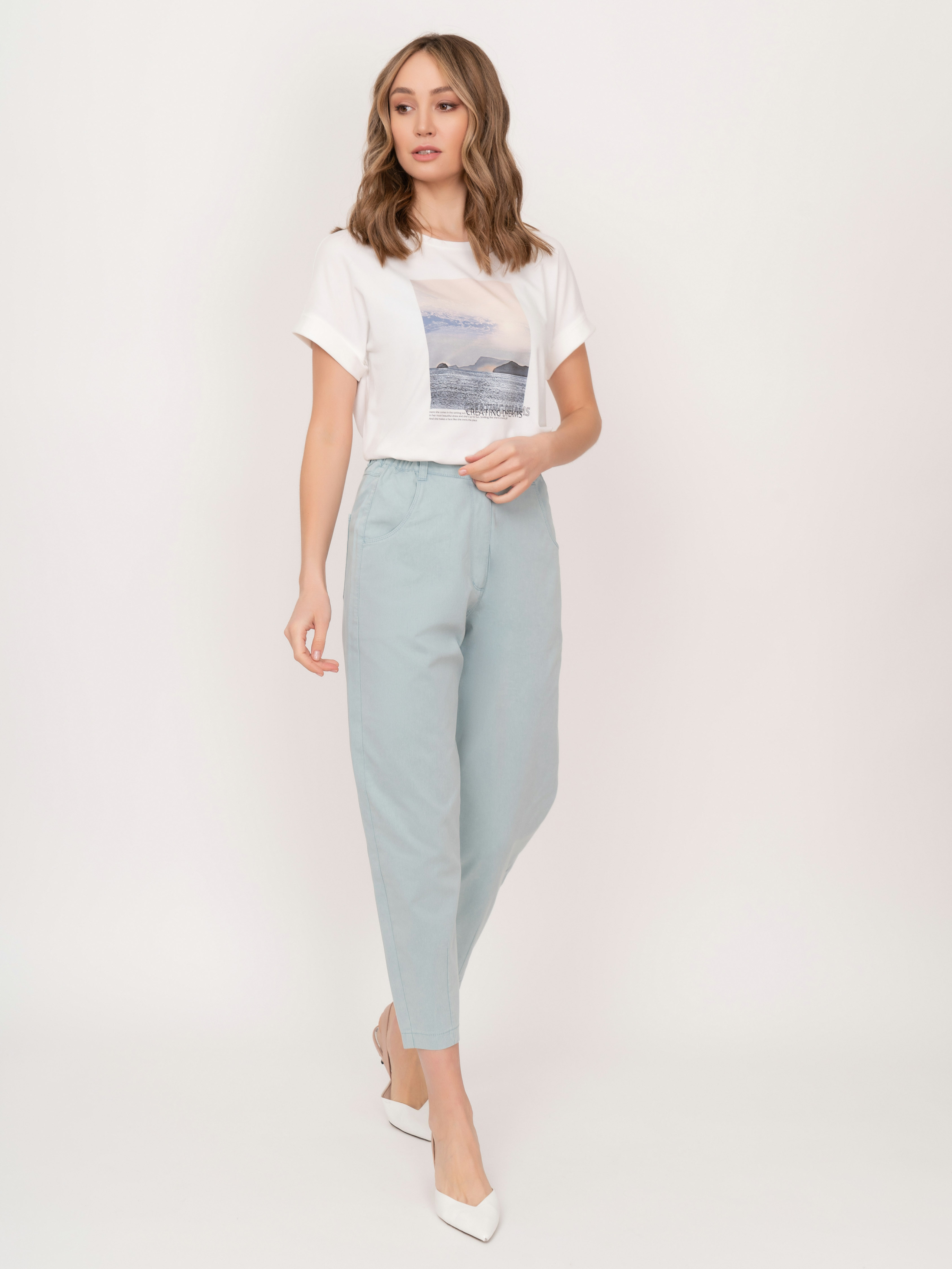 Э7214-122/22-01 Брюки джинсовые Franco Vello