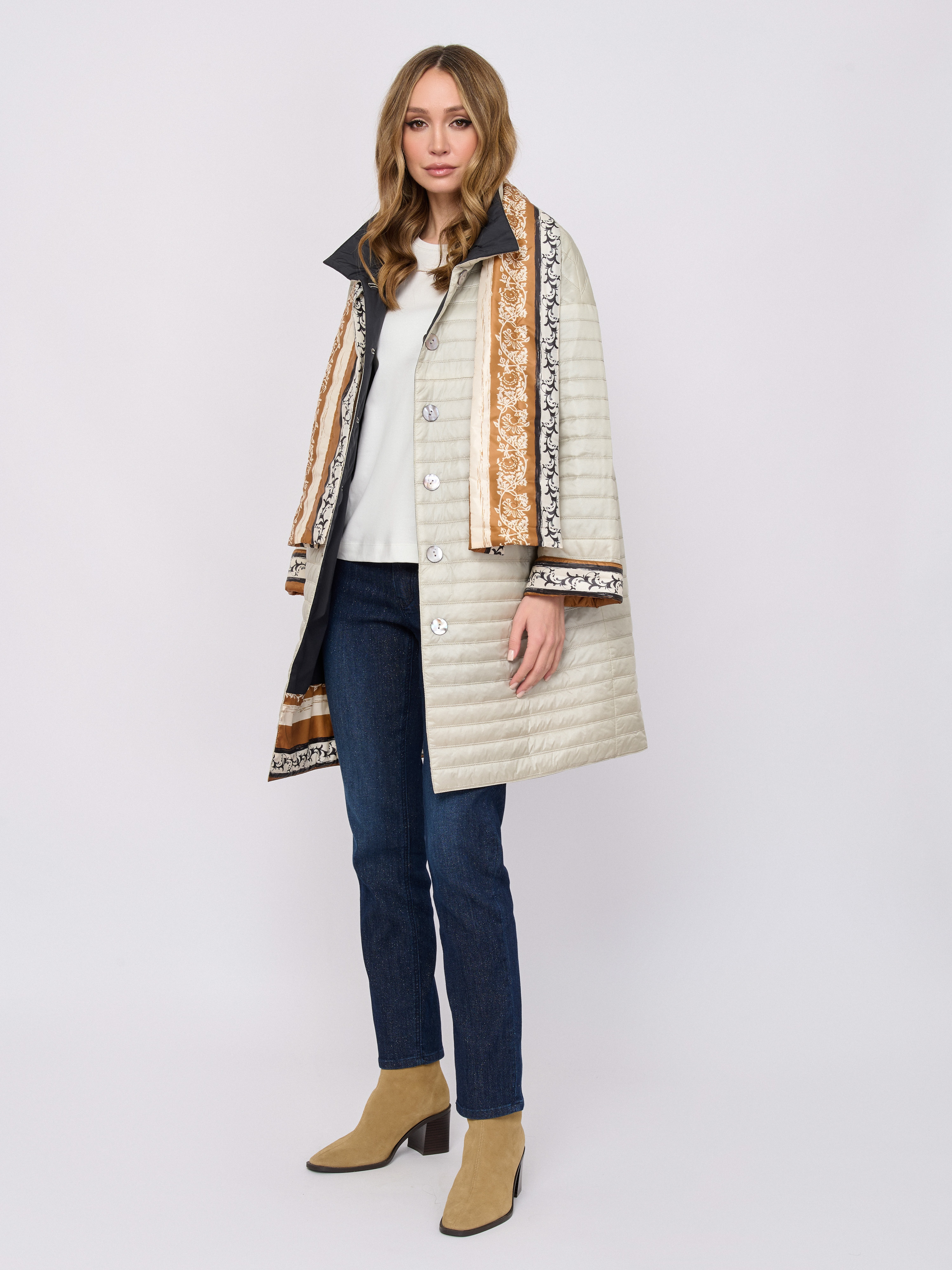 Э3904-126/м/26-01 Полупальто утепленное Franco Vello