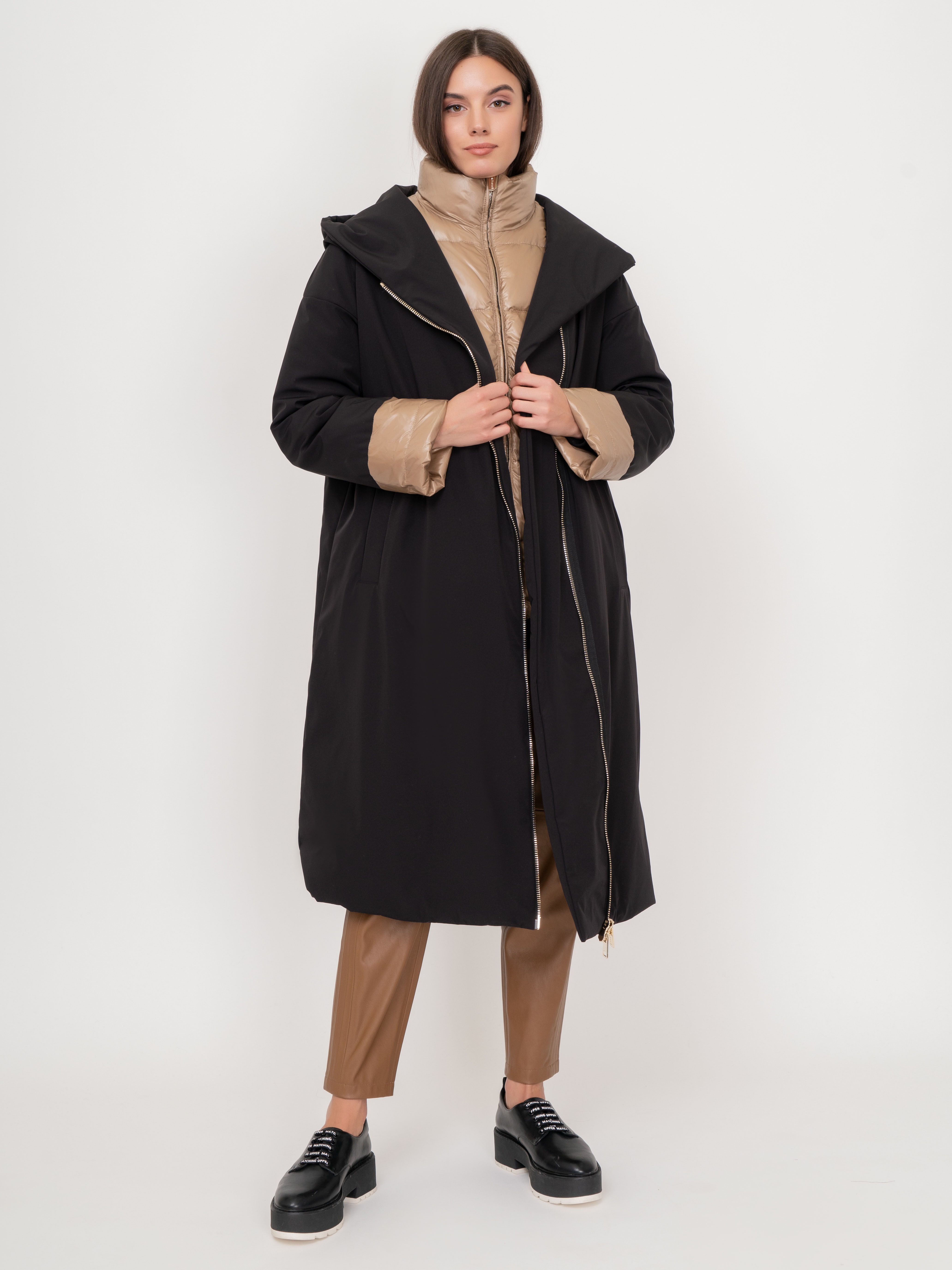 ЭAIDA/20-02 Пальто (пуховик) Fontanelli