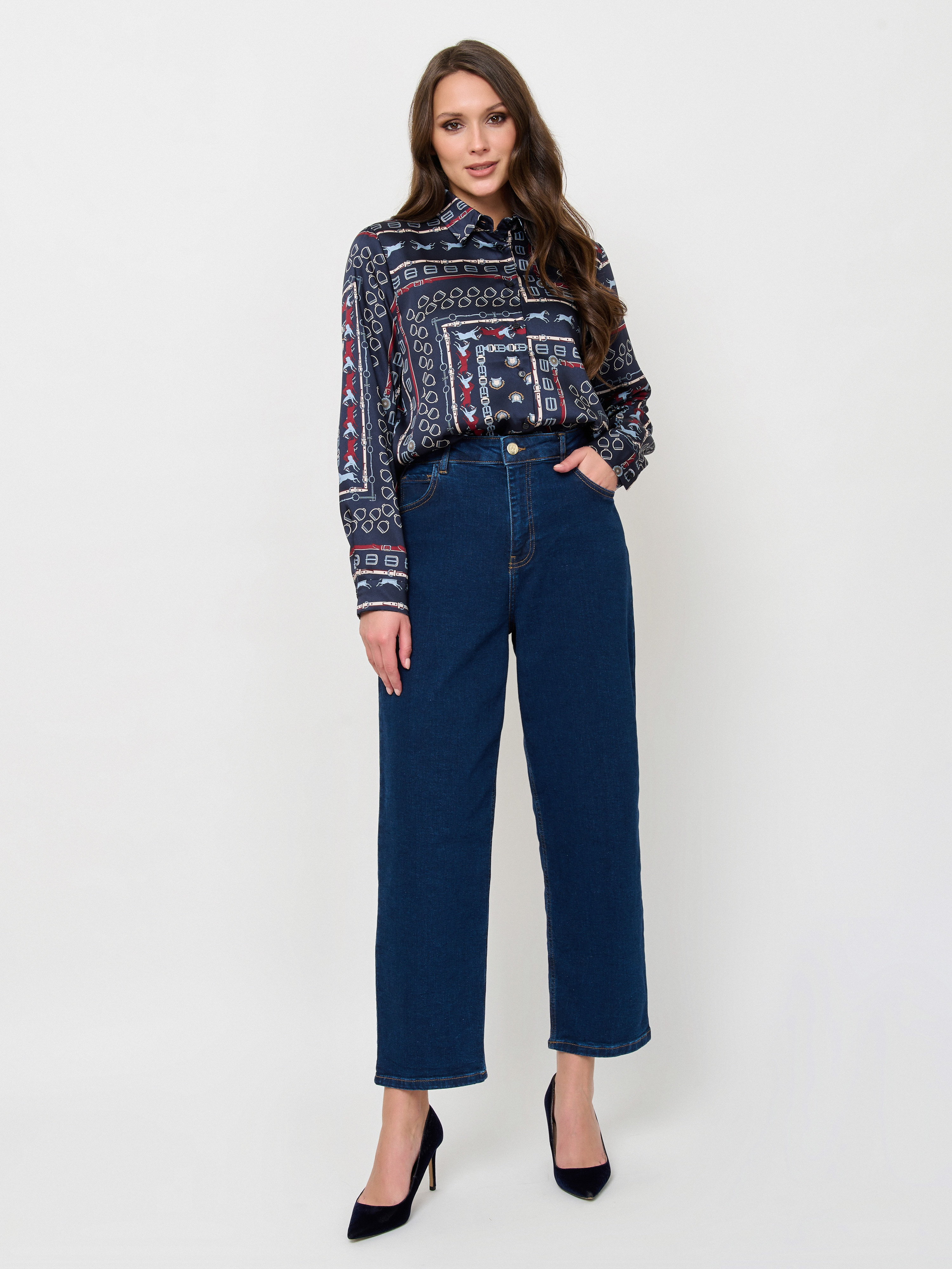 ЭMONSTERA/м/24-02 Брюки джинсовые EMME