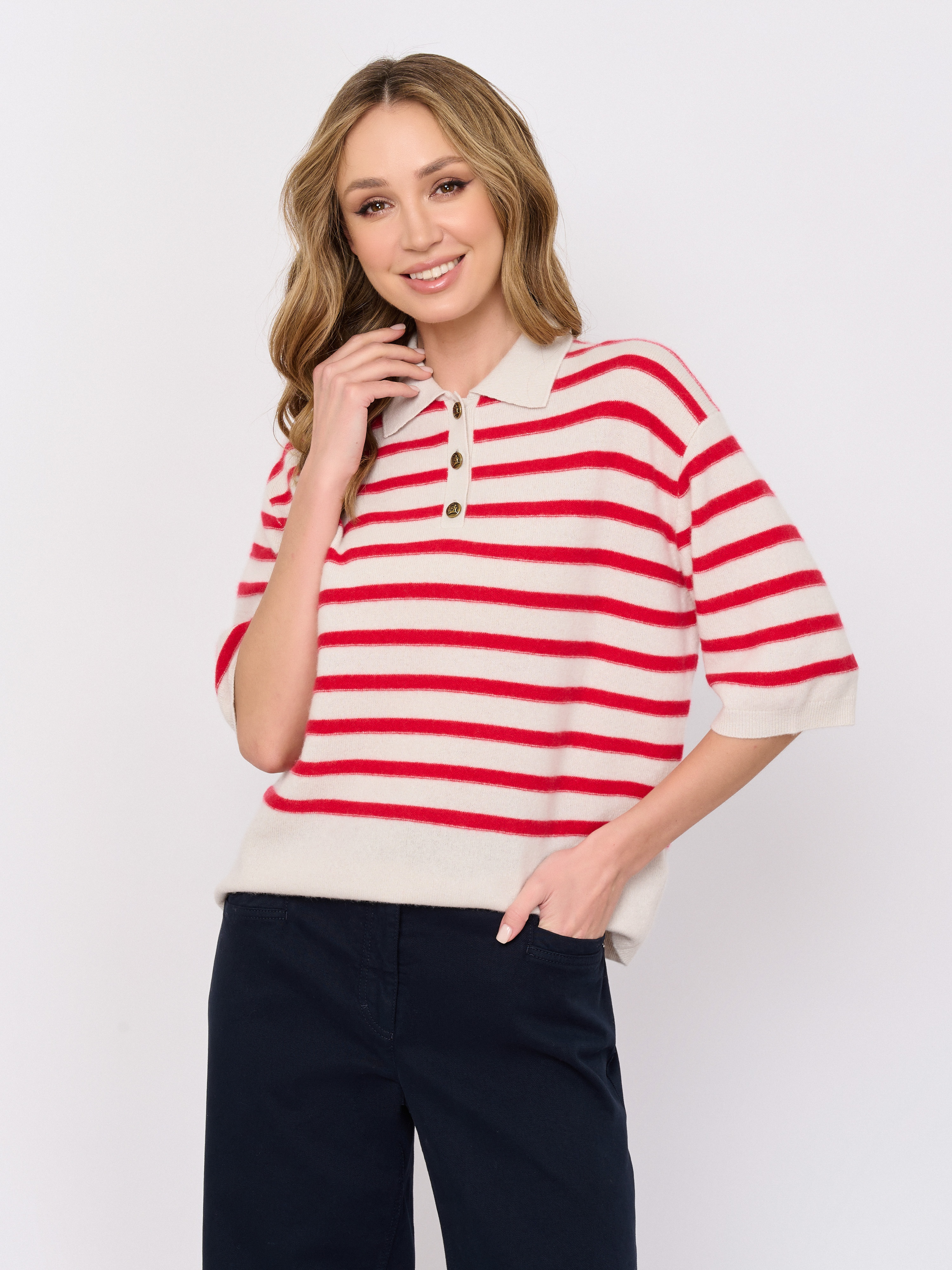 С138735/5871/м/26-01 Джемпер-поло Luisa Cerano