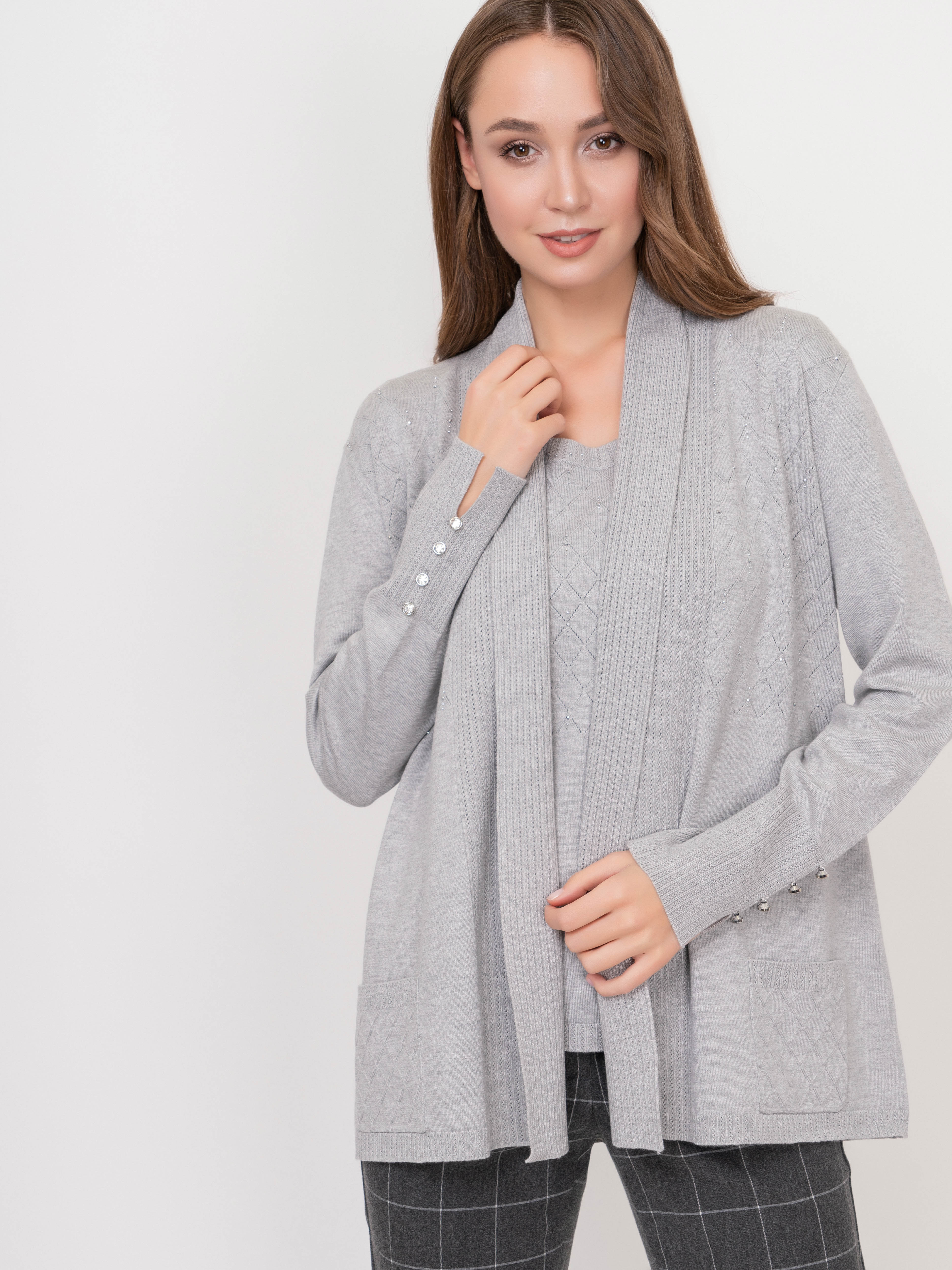 ЭAHT515H20/20-02 Жакет+джемпер Leo&Ugo