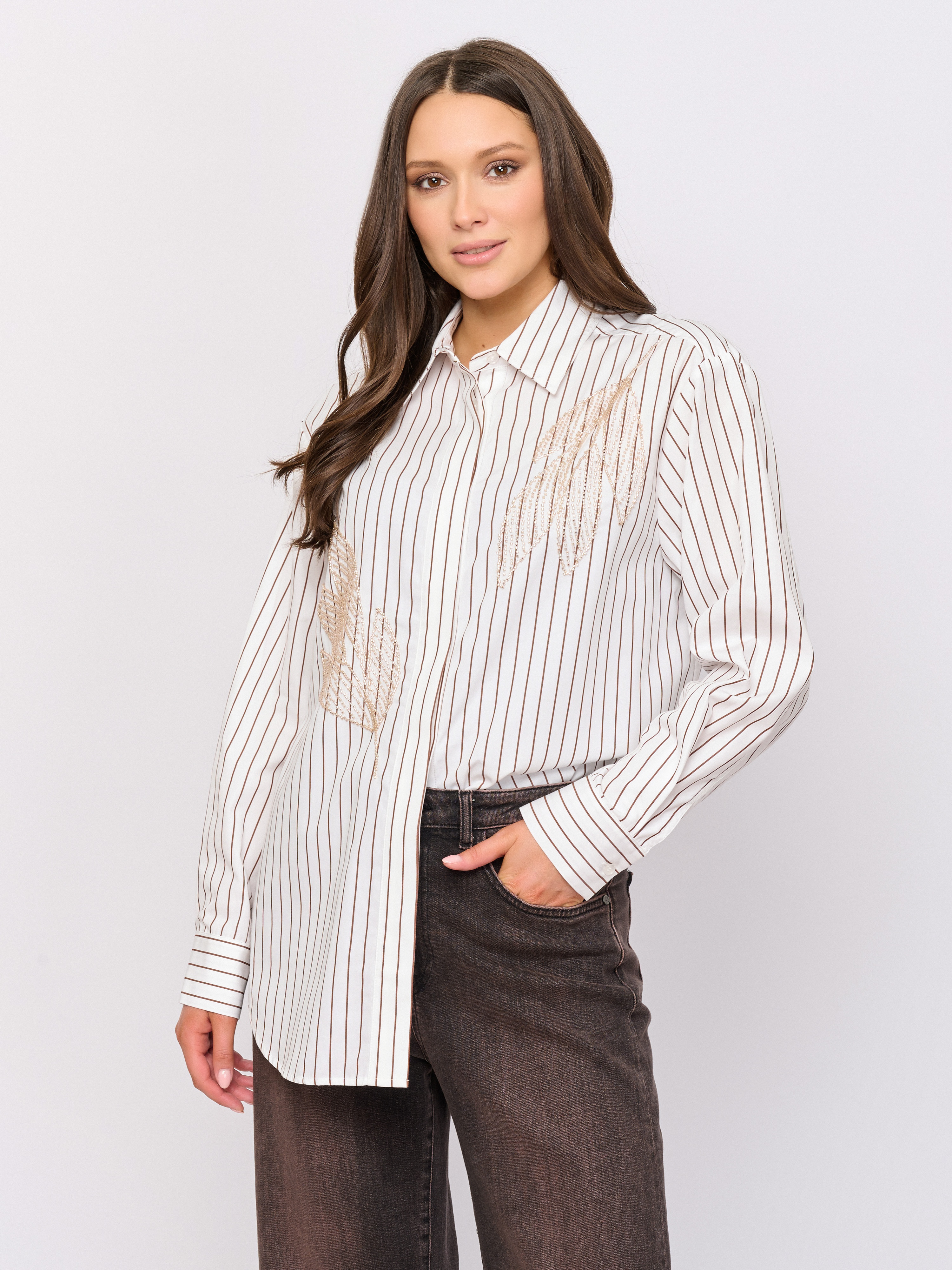 ЭRI5NT066/м/25-02 Блуза ICONA