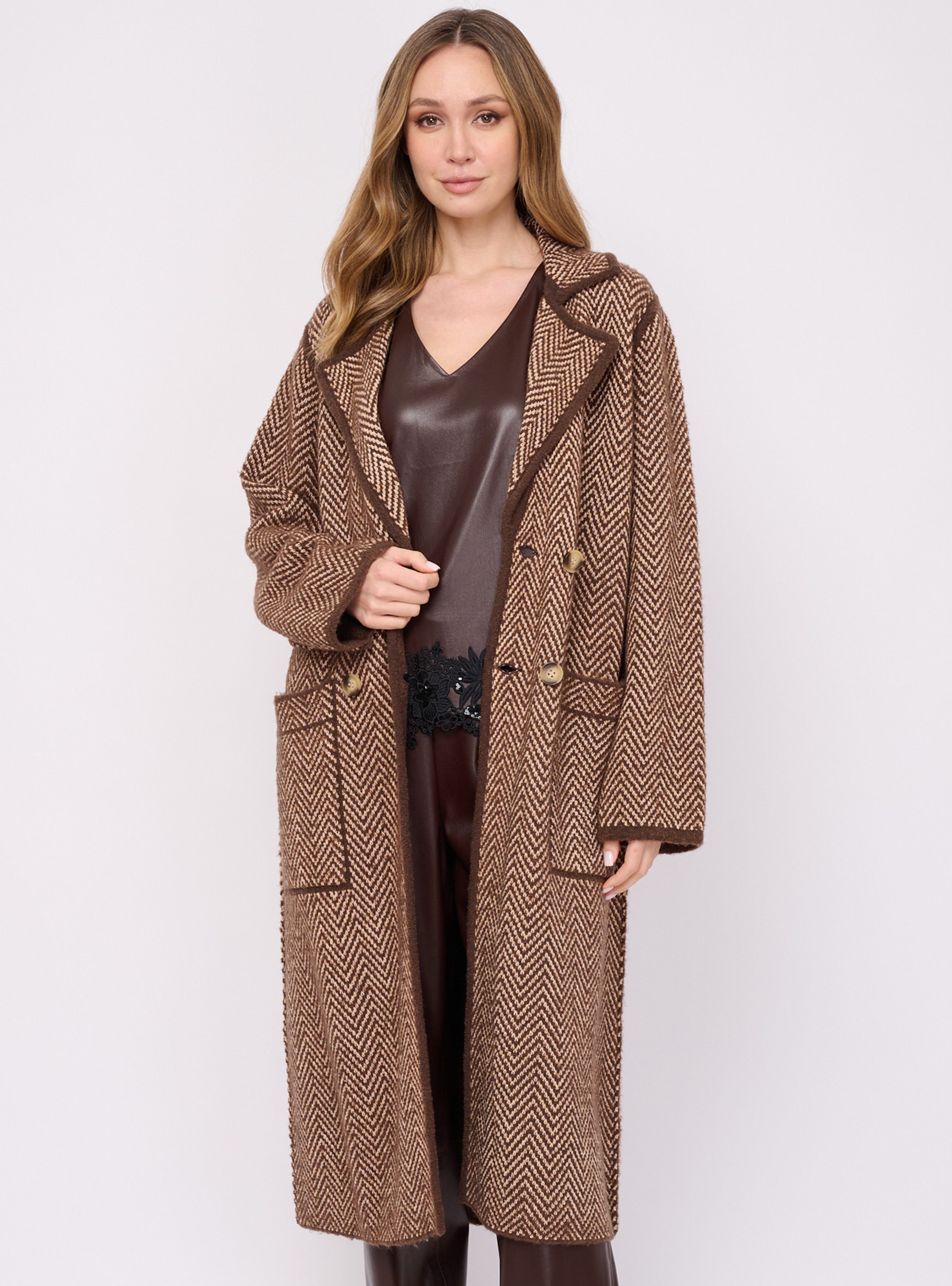 5032-227/26-02 Кардиган вязаный Franco Vello