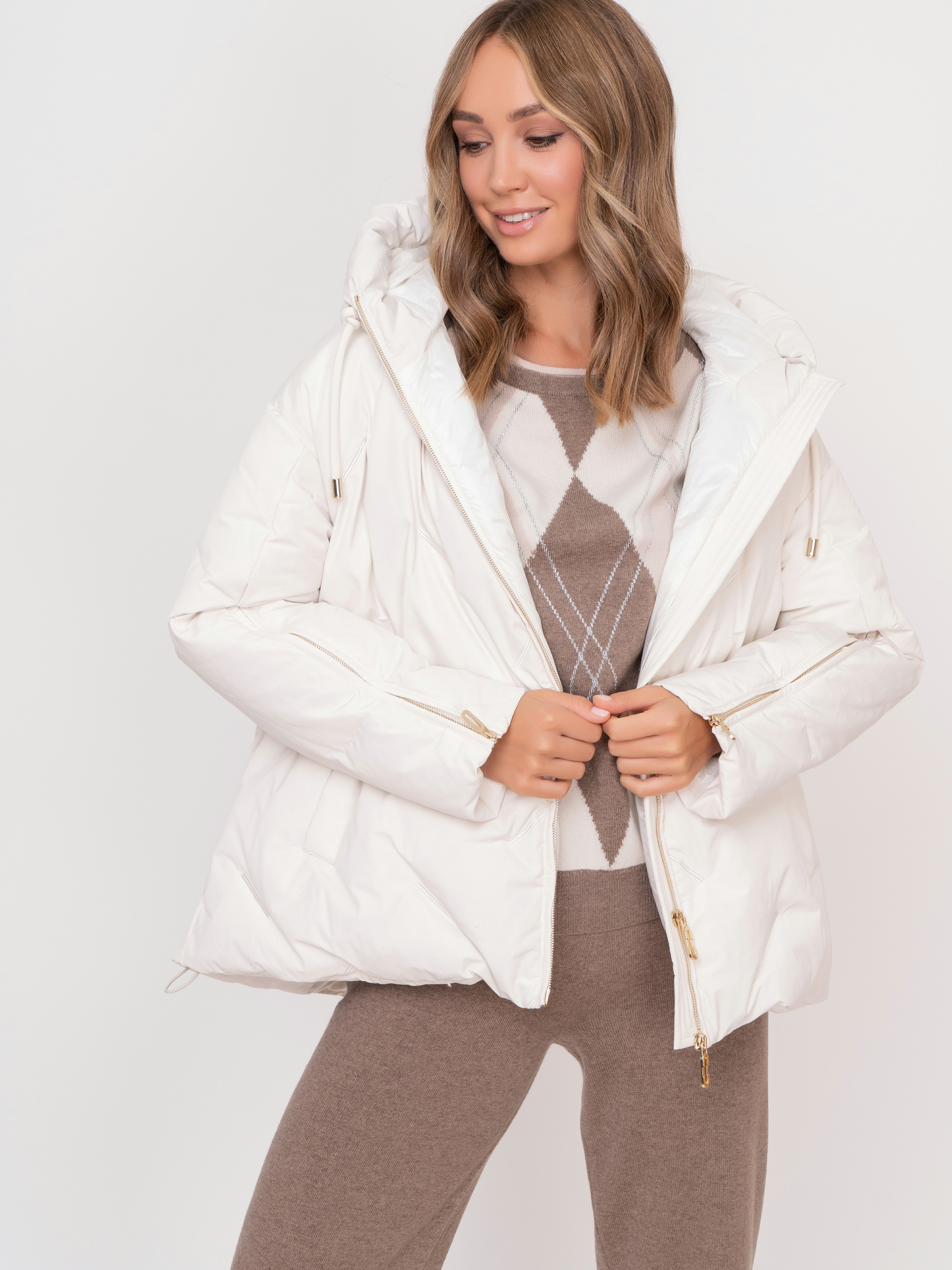 Э45T519/м/21-02 Куртка (пуховик) Stilnology