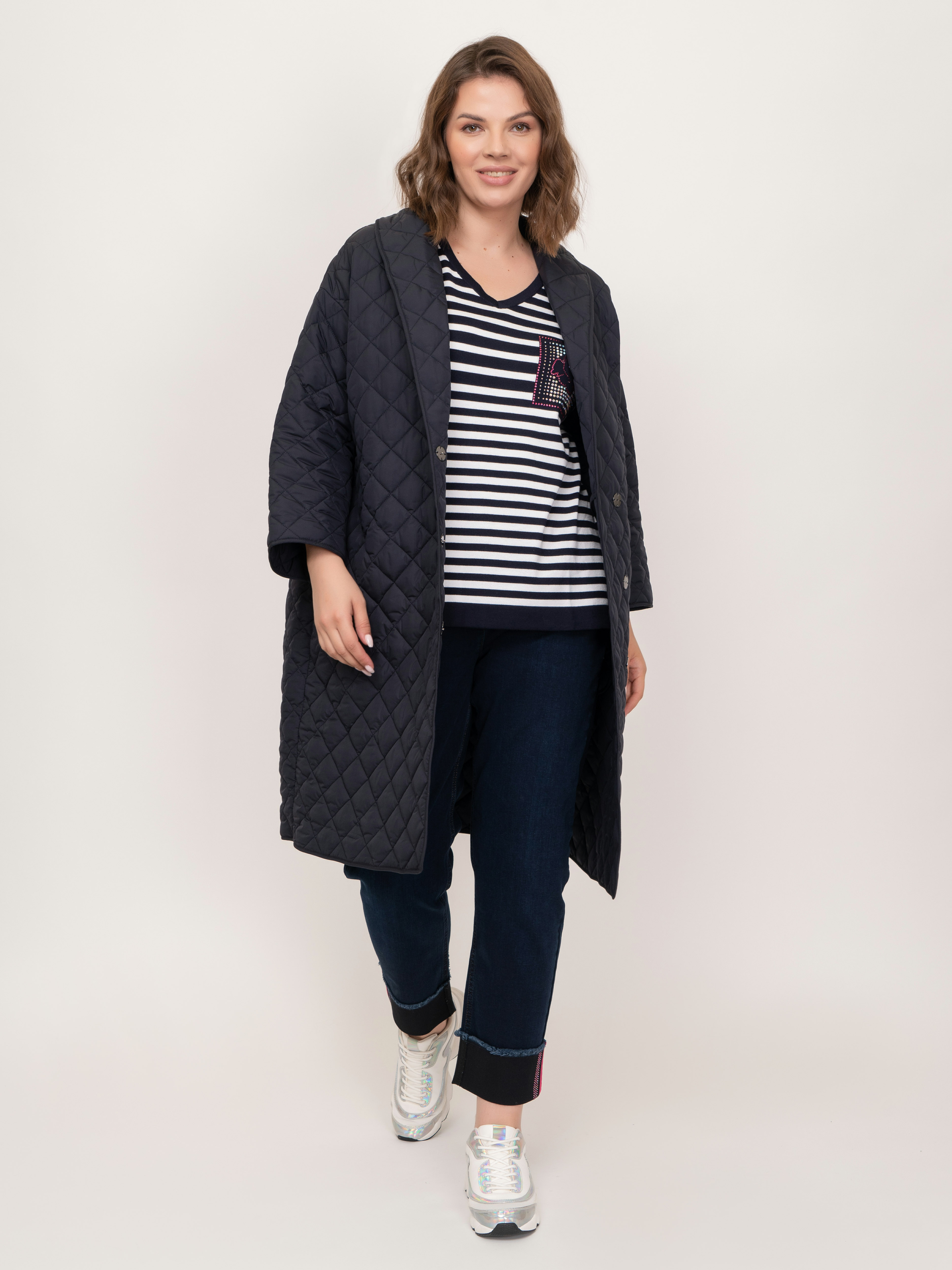 Э7111-121/21-01 Брюки джинсовые Franco Vello