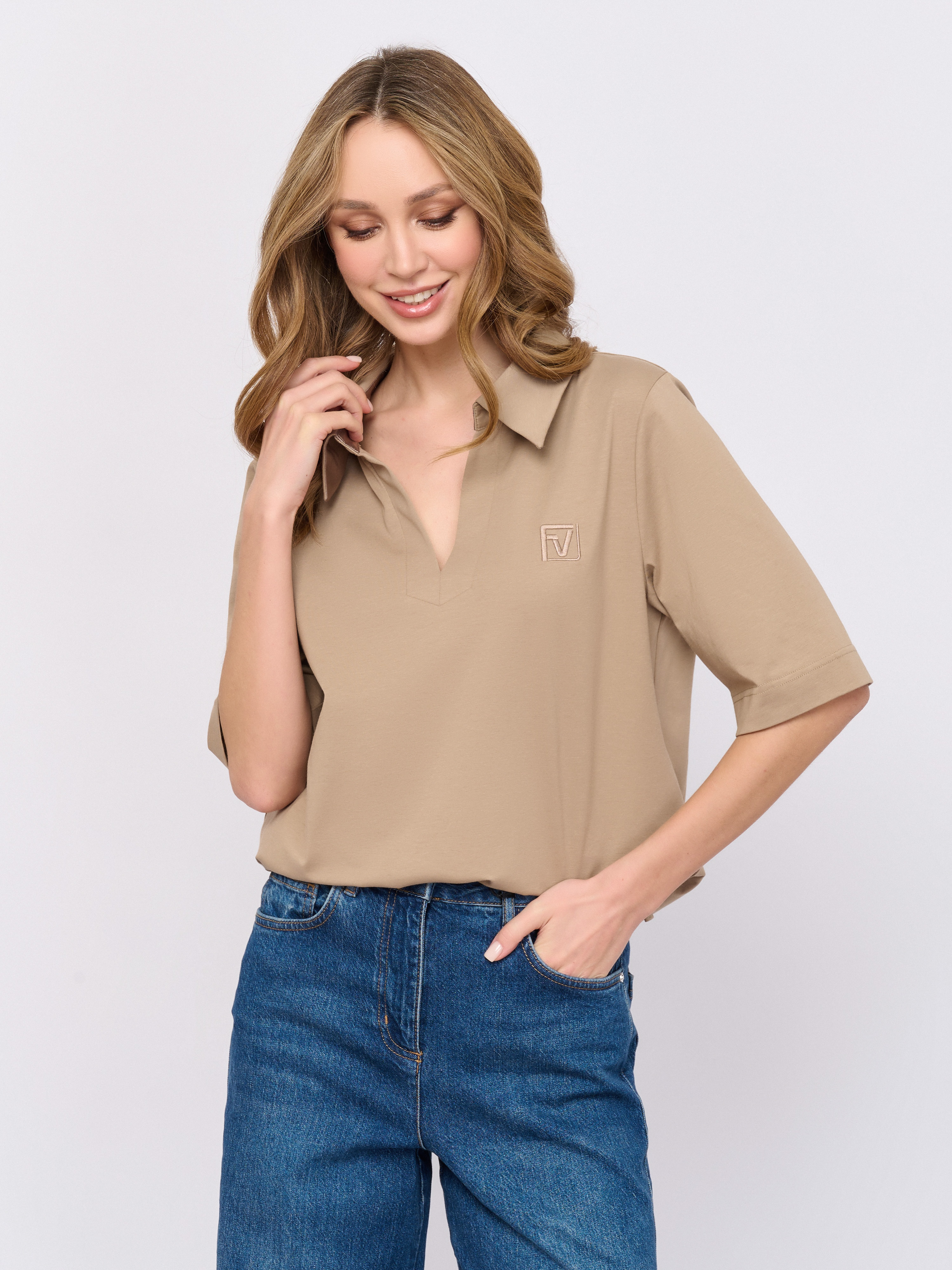 Э2233-126/м/26-01 Блуза тр. Franco Vello