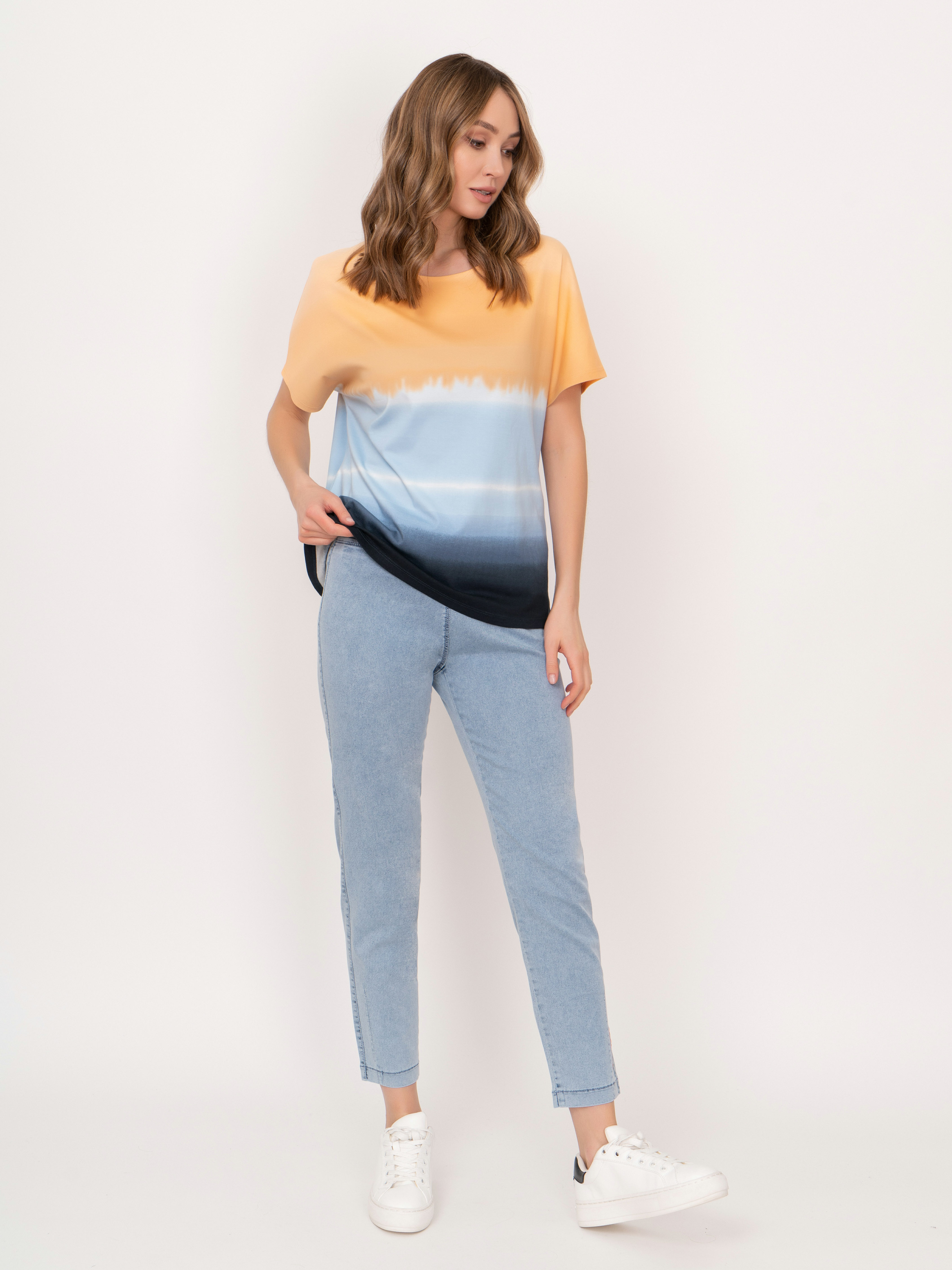 Э7211-122/22-01 Брюки джинсовые Franco Vello