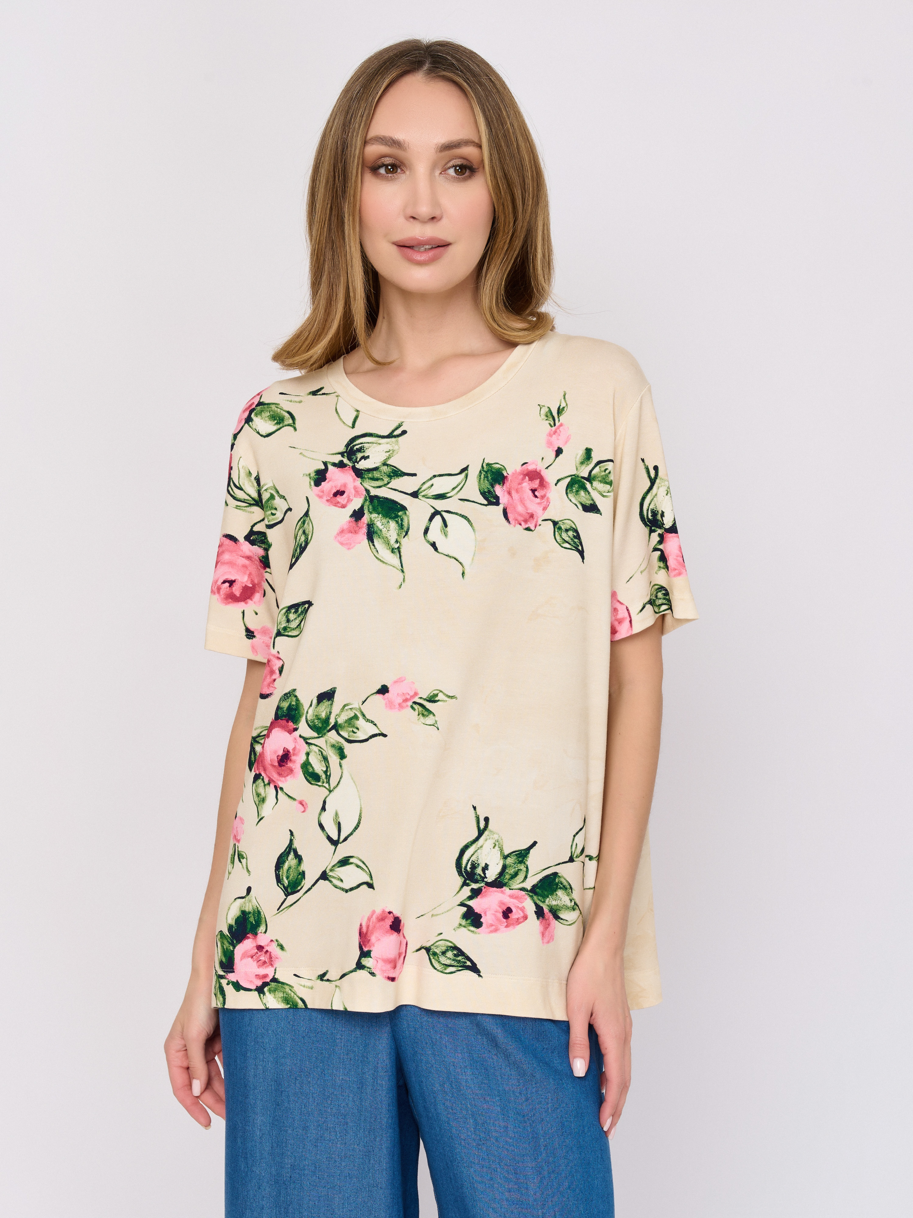 С26D4560/м/26-01 Блузка тр. DONNE DA SOGNO