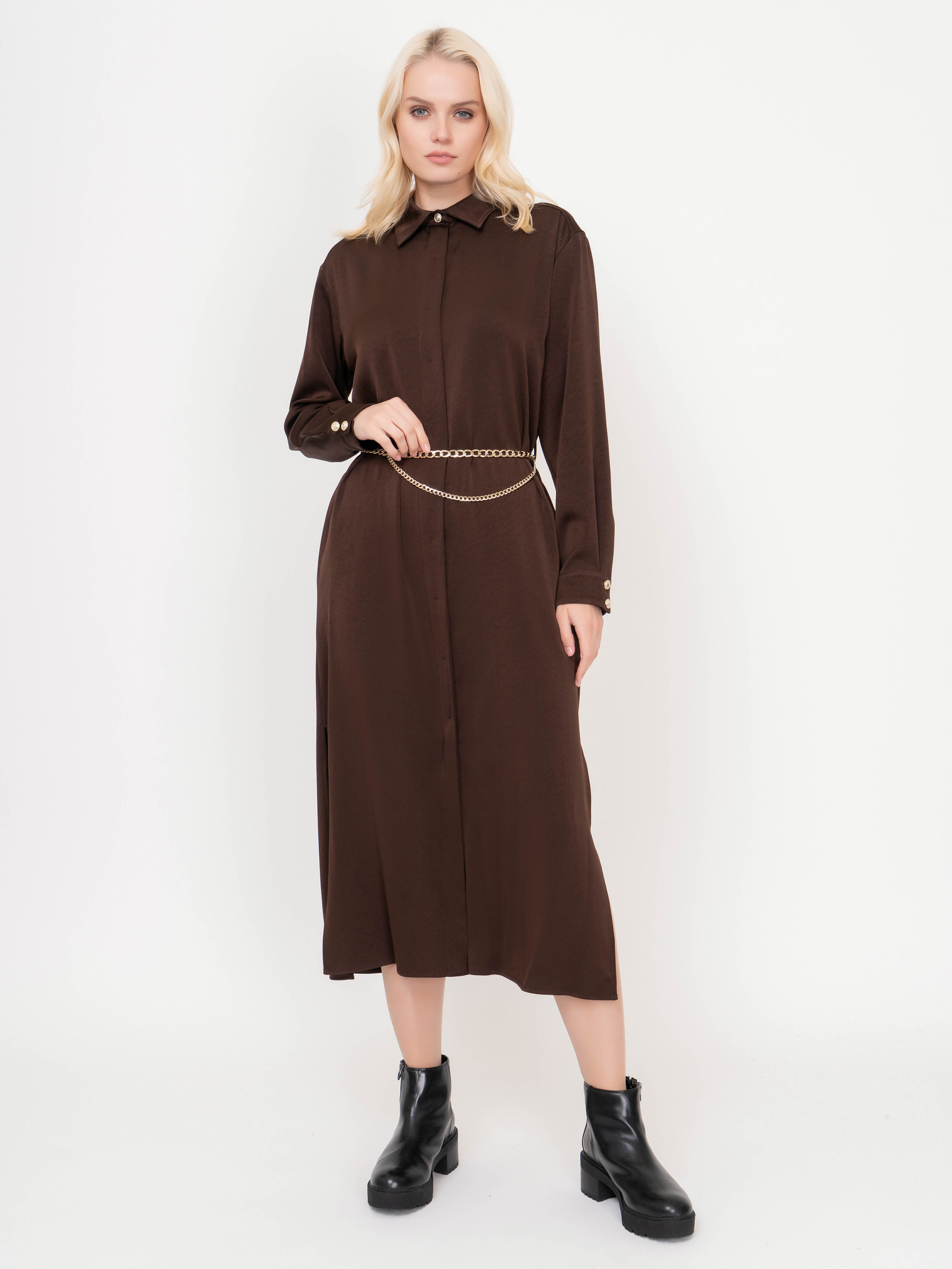 Э32261606 OBBIA/20-02 Платье + ремень Marella