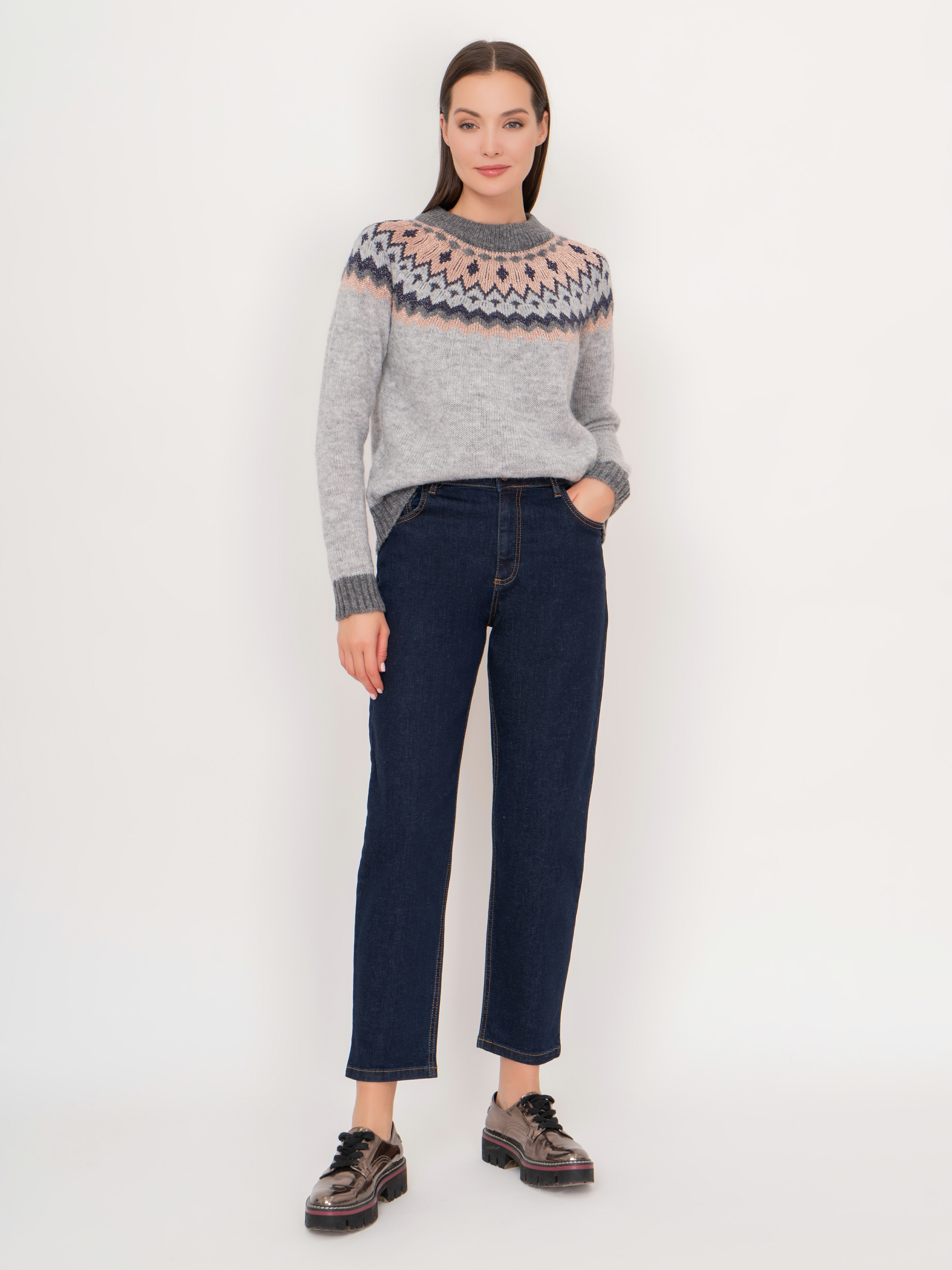 Э51860229 CORSICA/22-02 Брюки джинсовые EMME