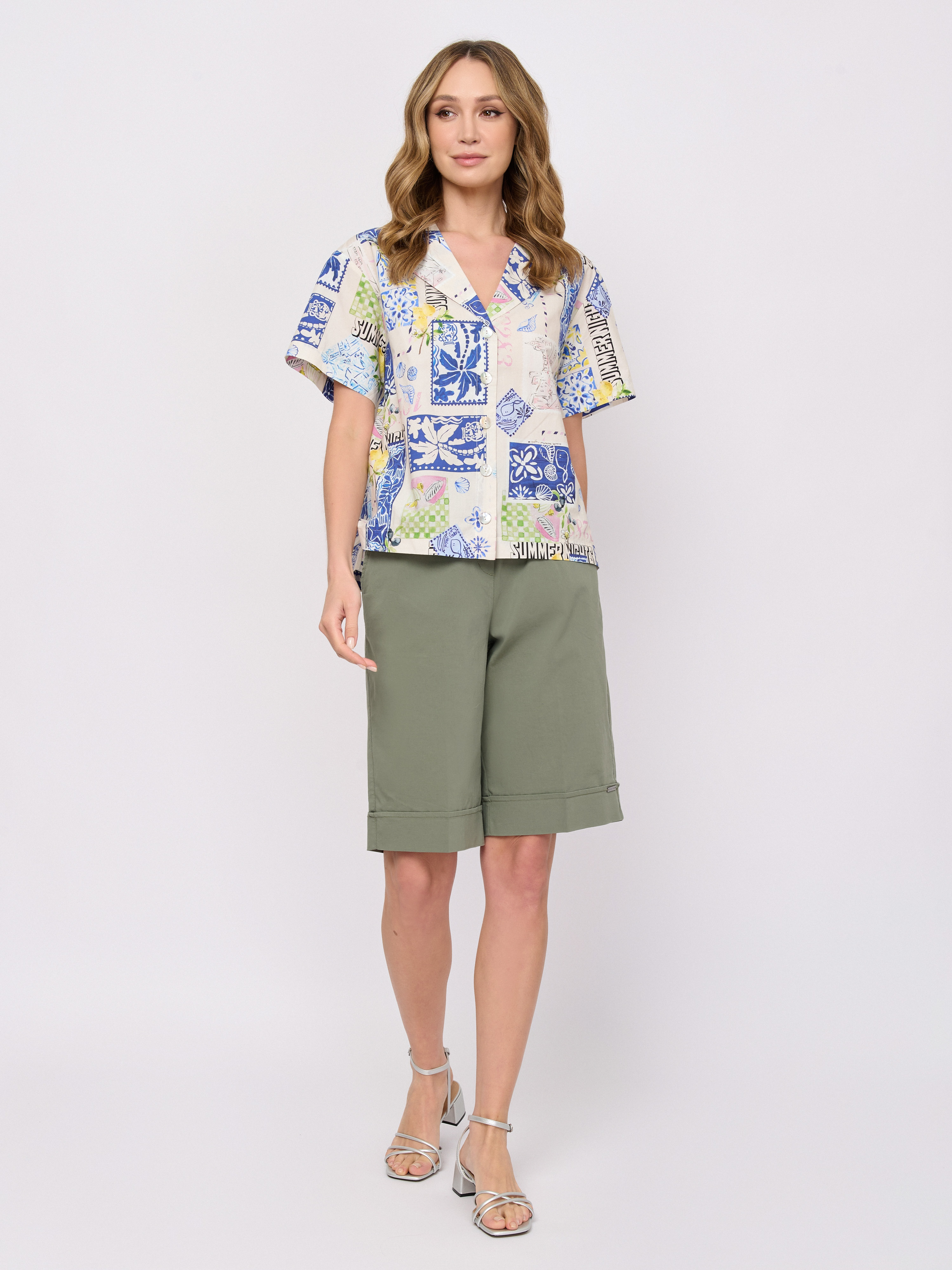 Э7891-126/м/26-01 Бриджи Franco Vello