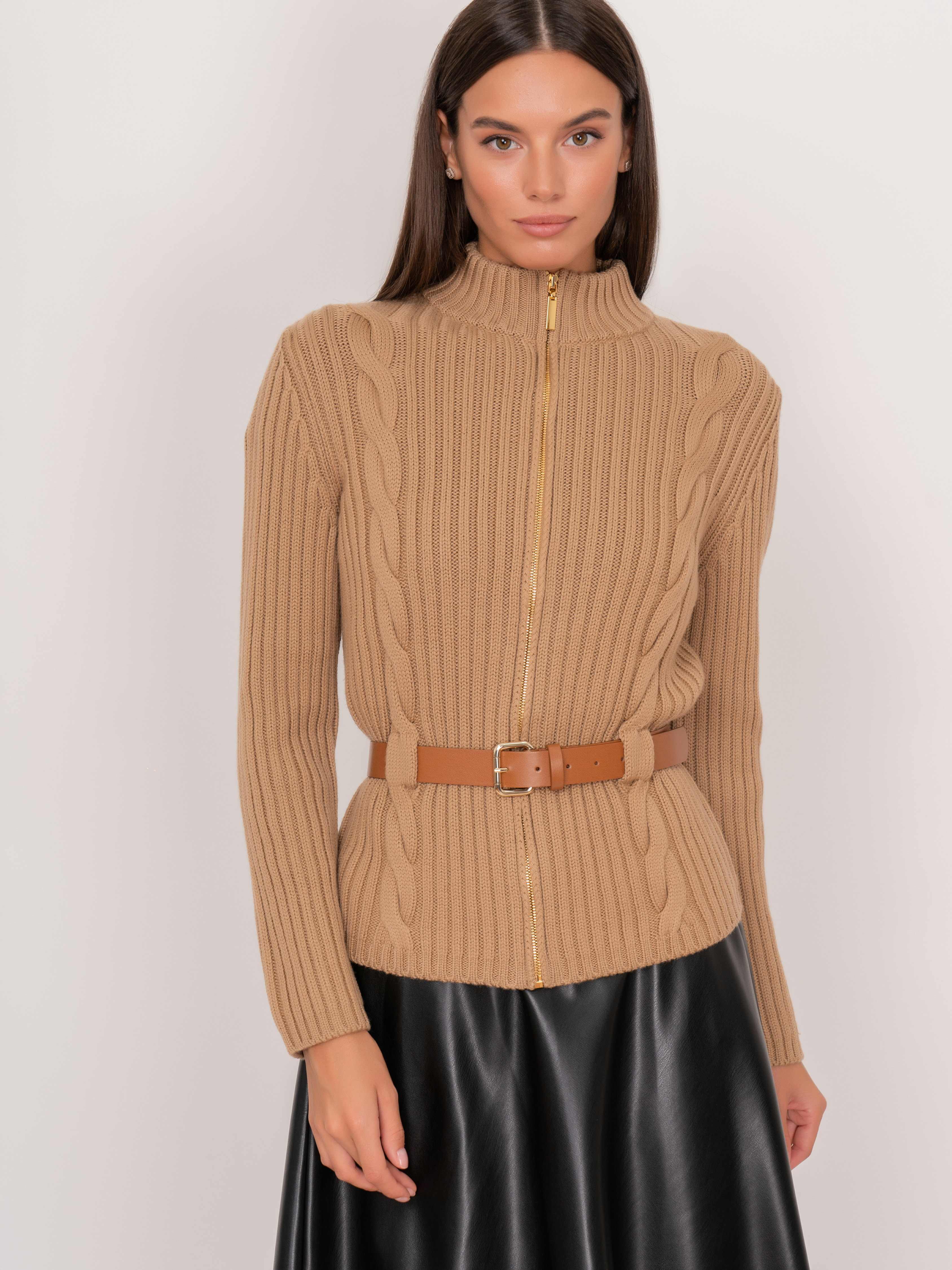 ЭMALIK/22-02 Жакет с ремнем Luisa Spagnoli