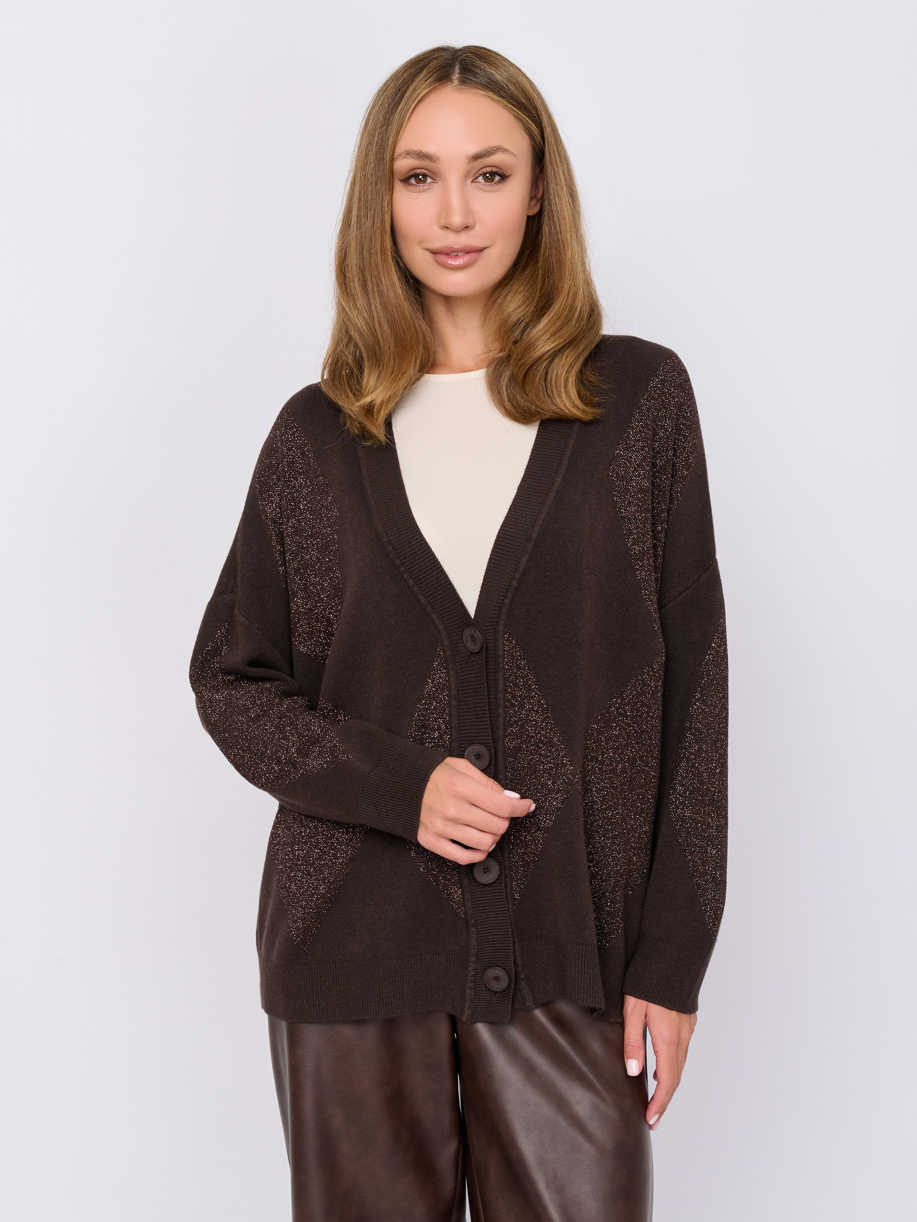 ЭRIBPT058/м/25-02 Кардиган тр. Kaos Day by Day