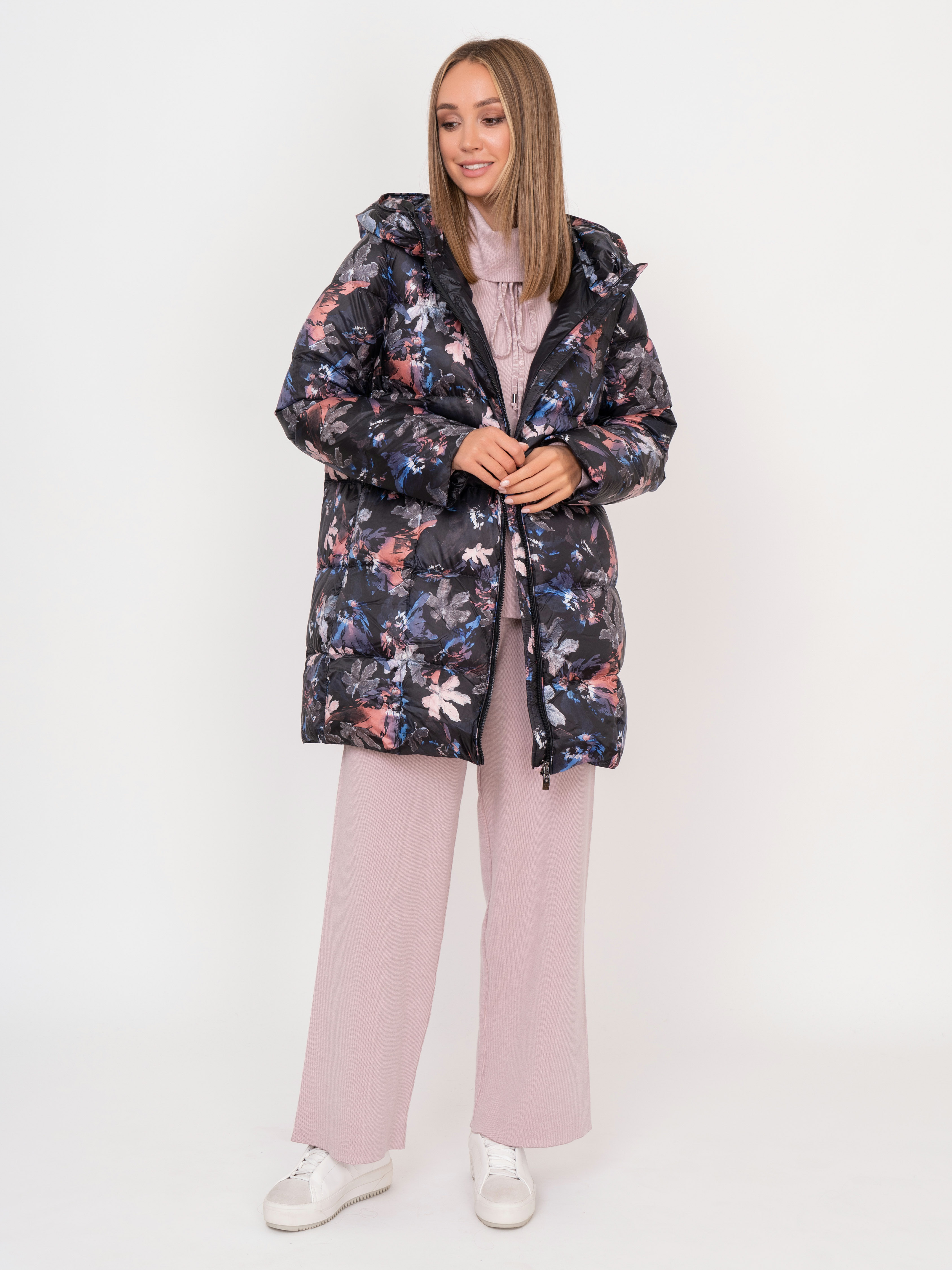 Э3195-222/м/21-02 Пальто утепленное Franco Vello