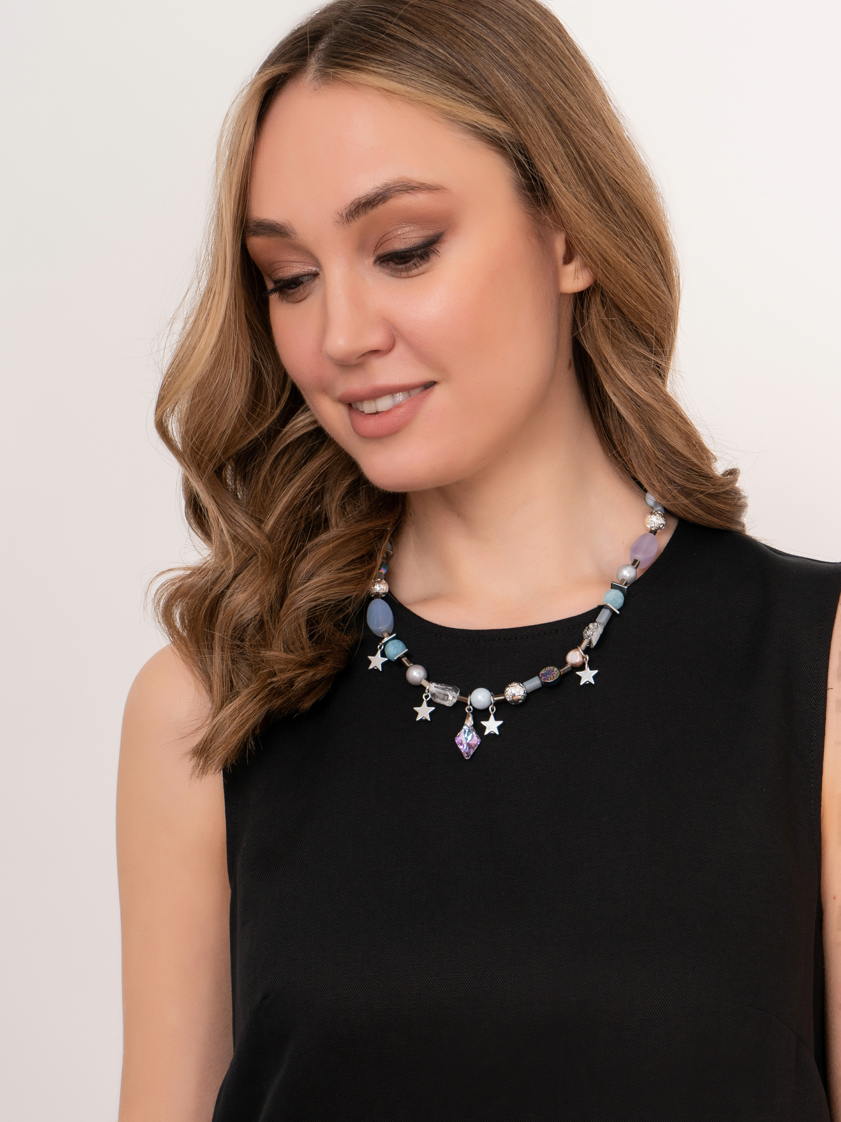 Э368717/22-01 Бусы Терем Зимы кор. Ярославна