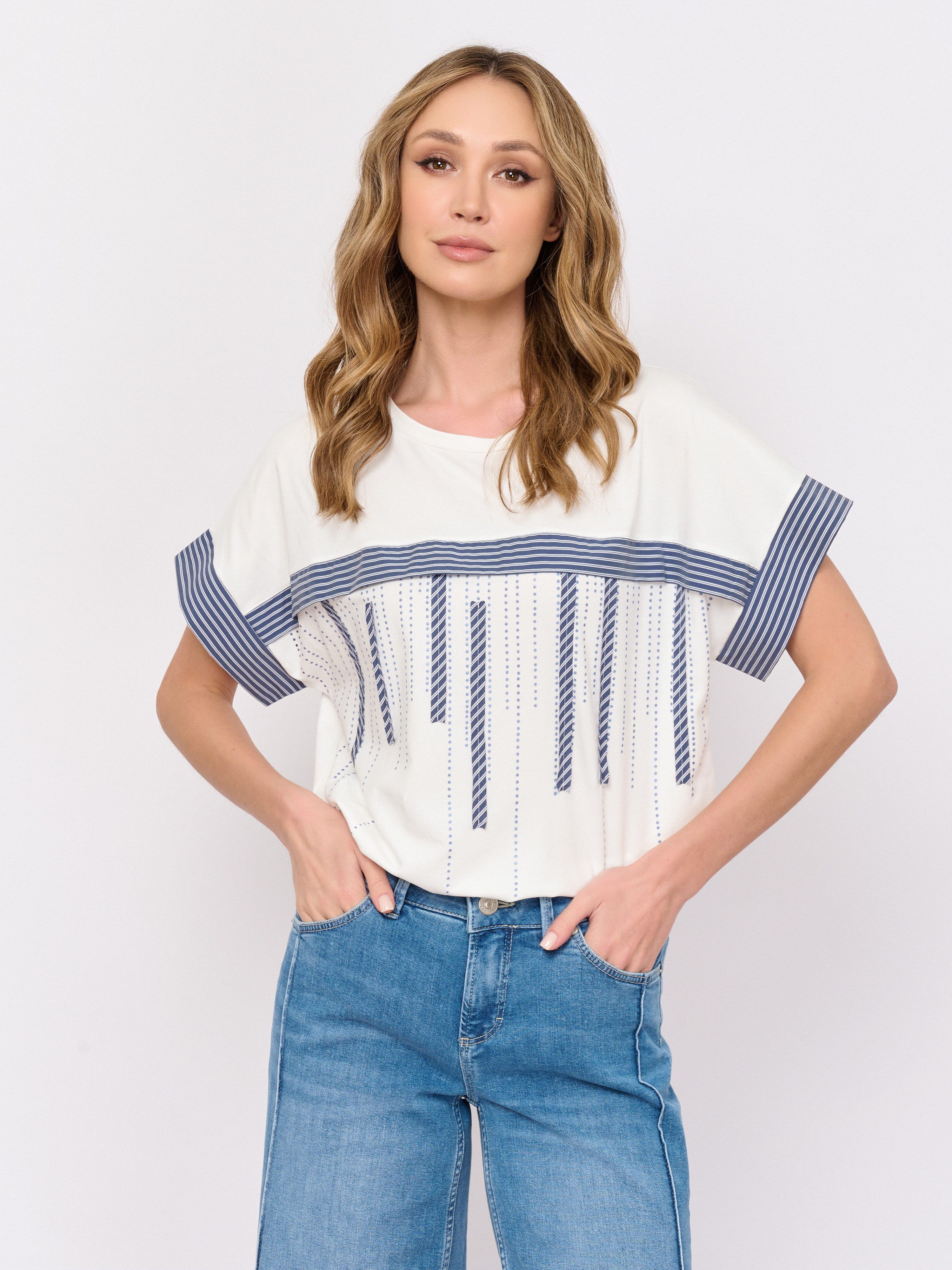 С26D4603/м/26-01 Блузка тр. DONNE DA SOGNO