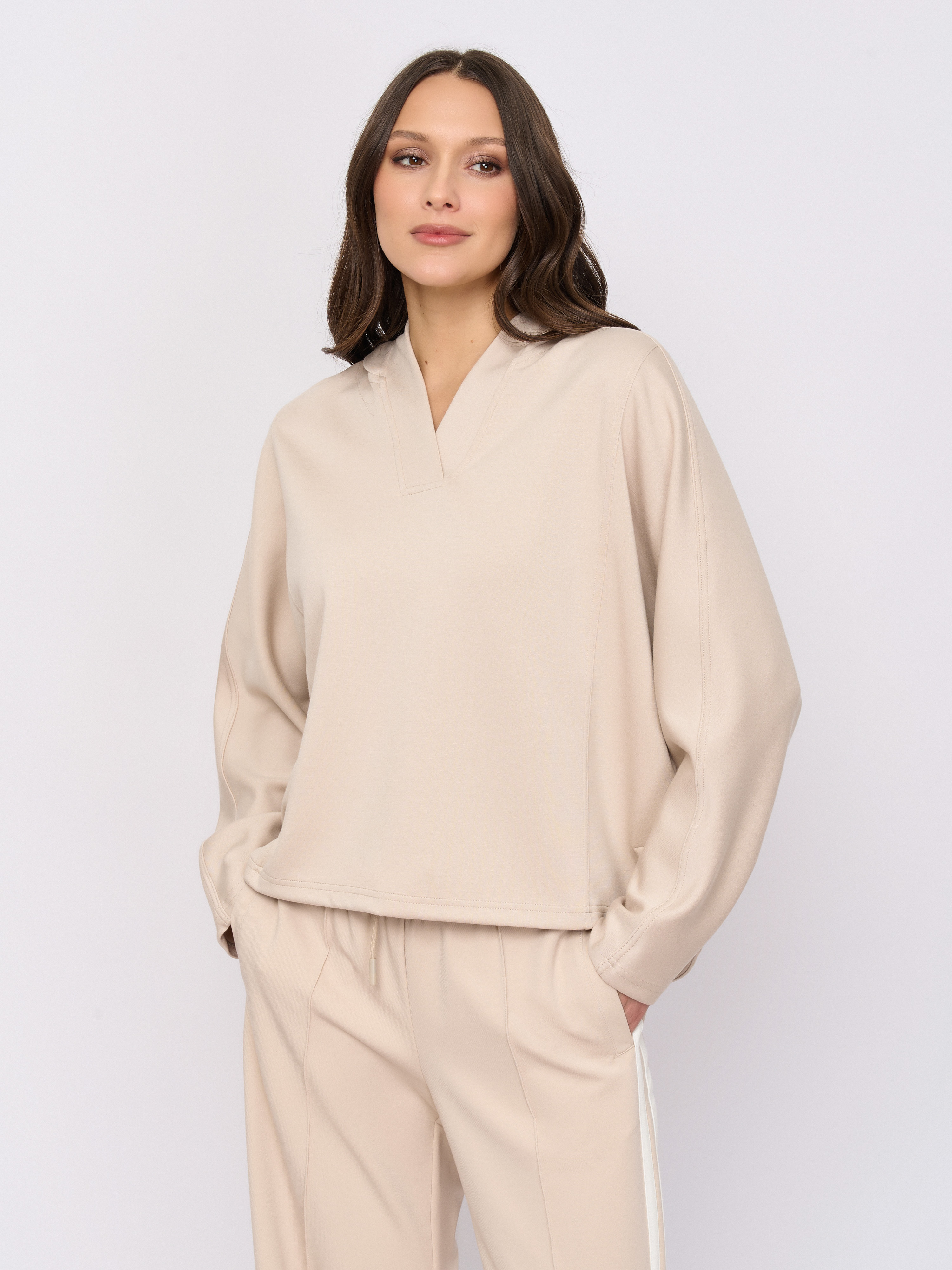 С611313/м/26-01 Джемпер типа толстовка LCMT