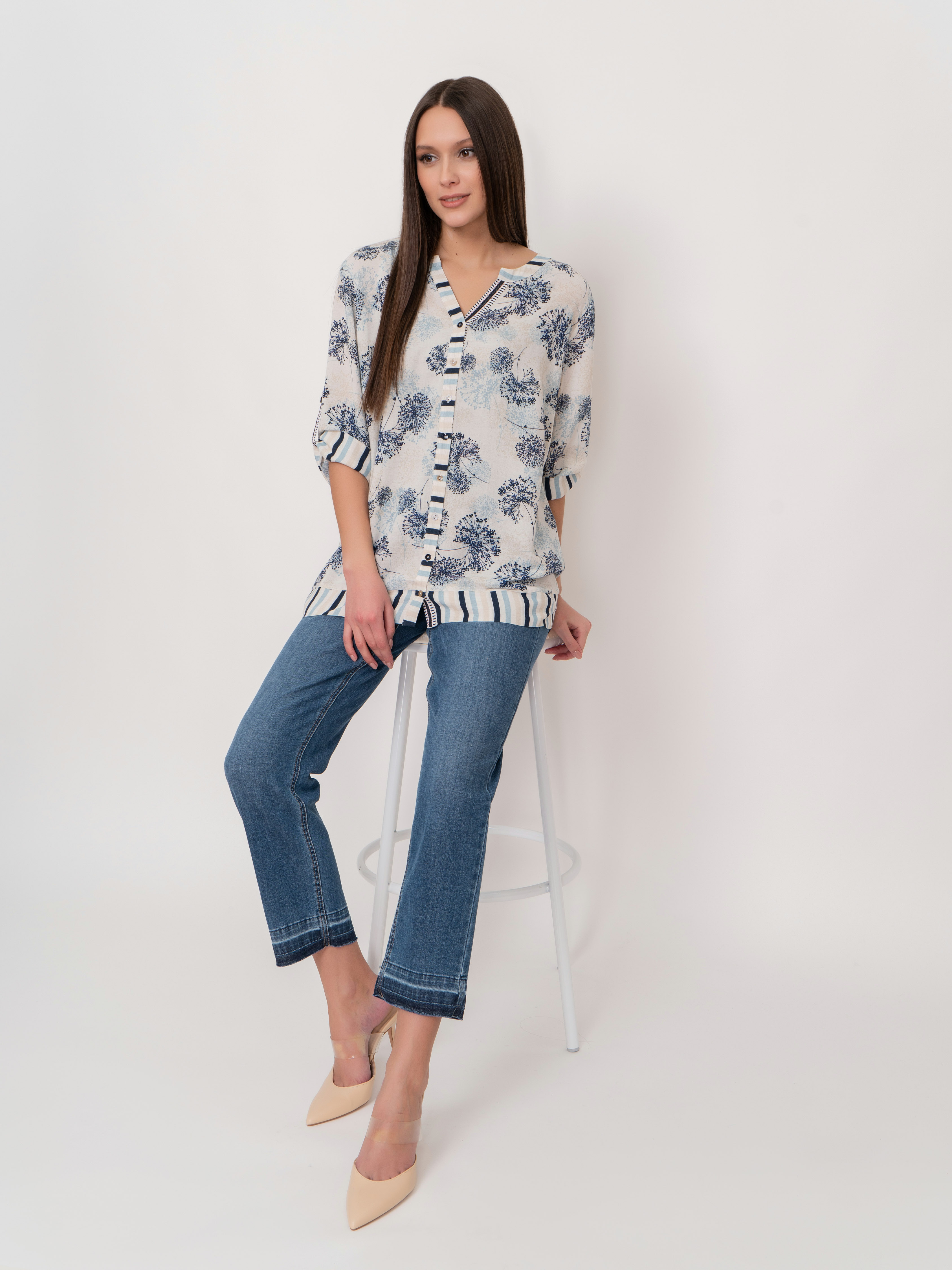 Э658362/3324/22-01 Брюки-джинсы Luisa Cerano